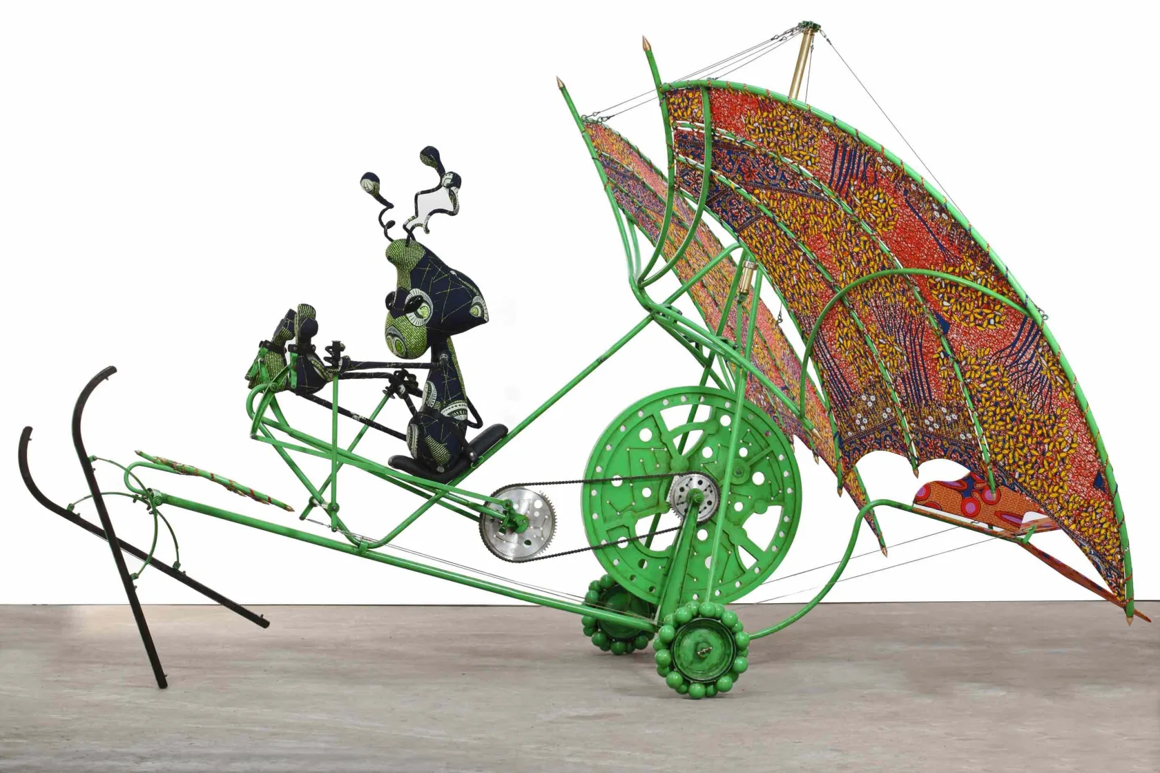 Yinka Shonibare Alien man on flying machine, 2011