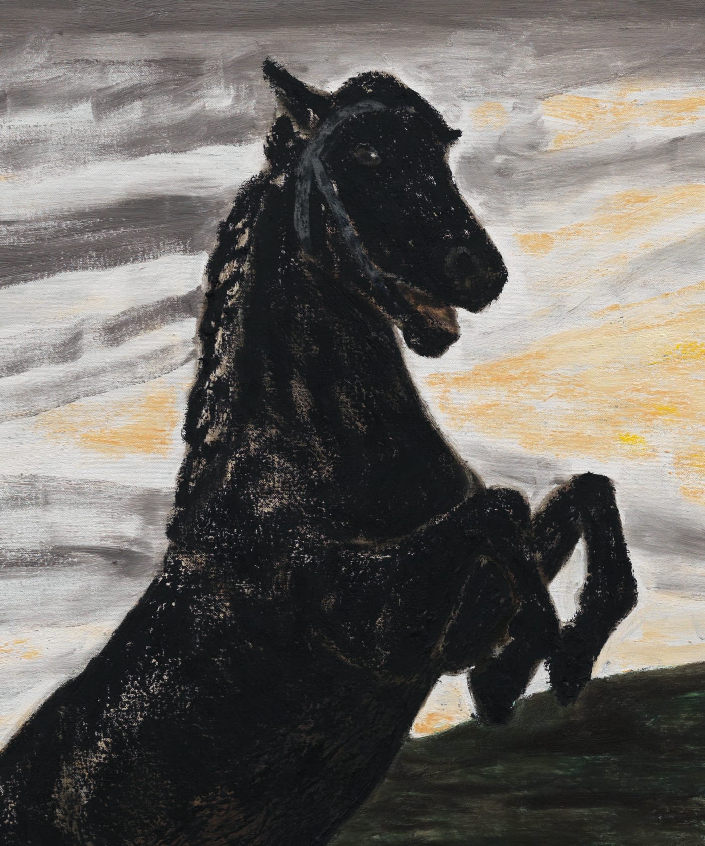 Mamma Andersson, The Horse, The Ghost, The Sun, 2020