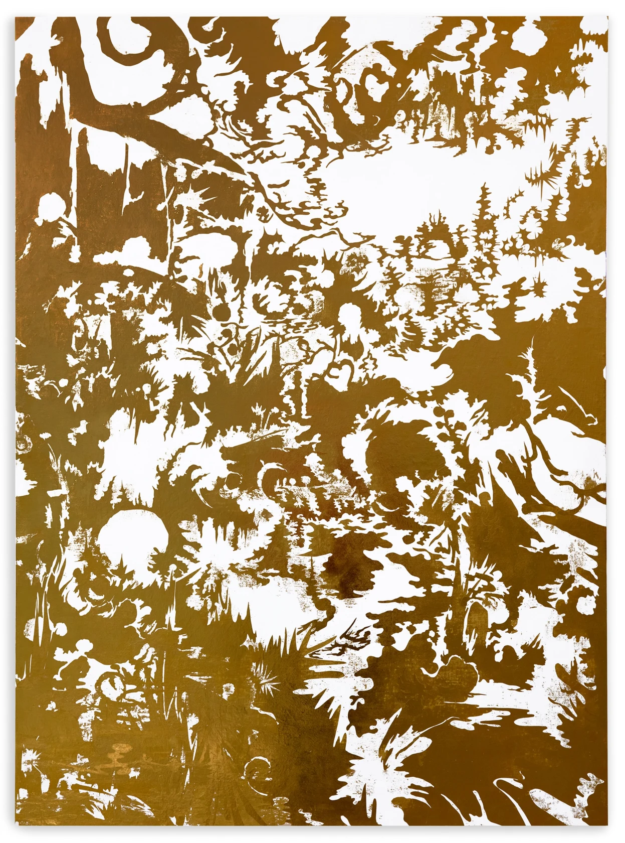 Jim Hodges, His view looking back (dreaming of him), 2019