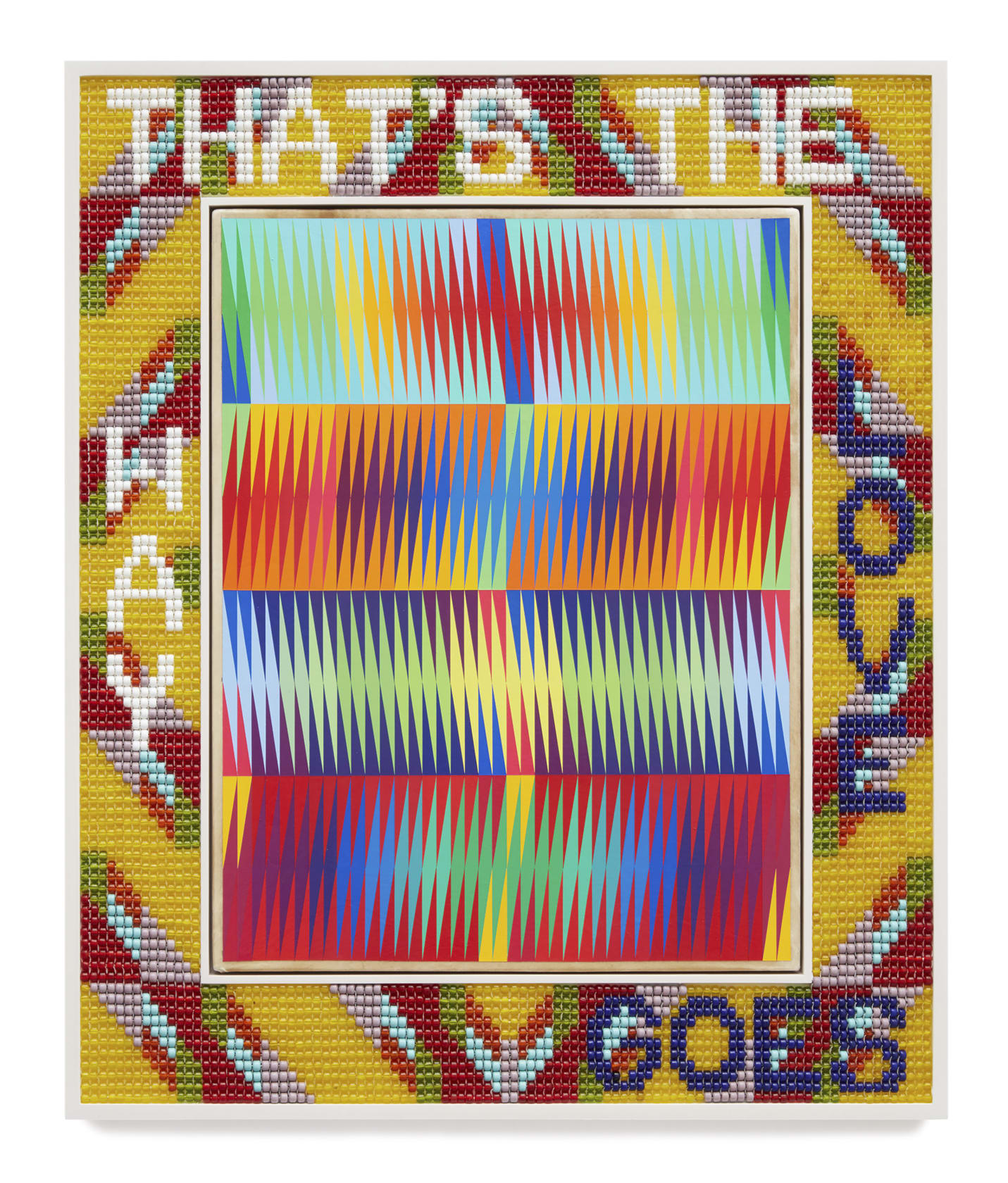 Jeffrey Gibson THAT'S THE WAY LOVE GOES, 2021