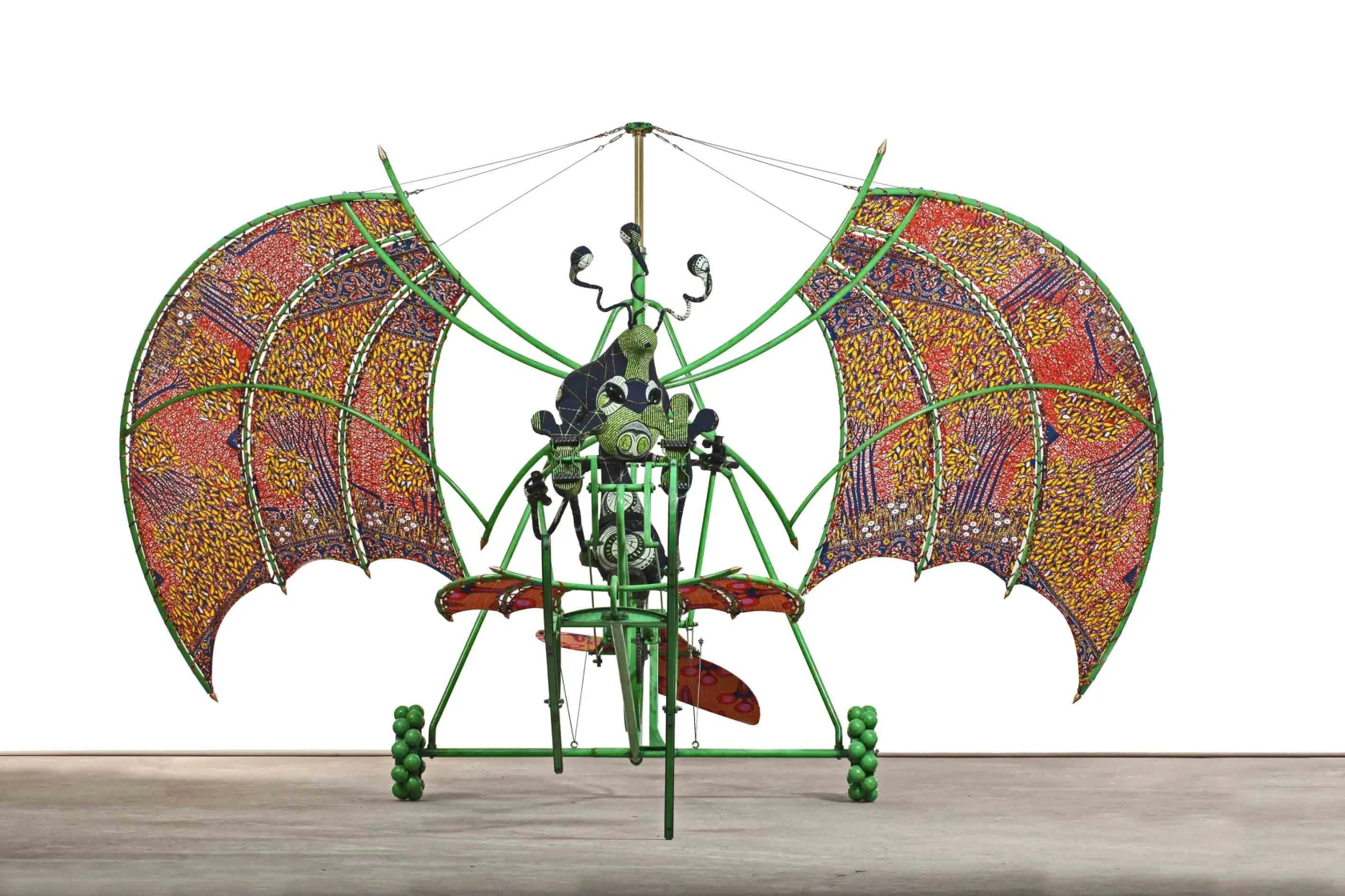 Yinka Shonibare Alien man on flying machine, 2011