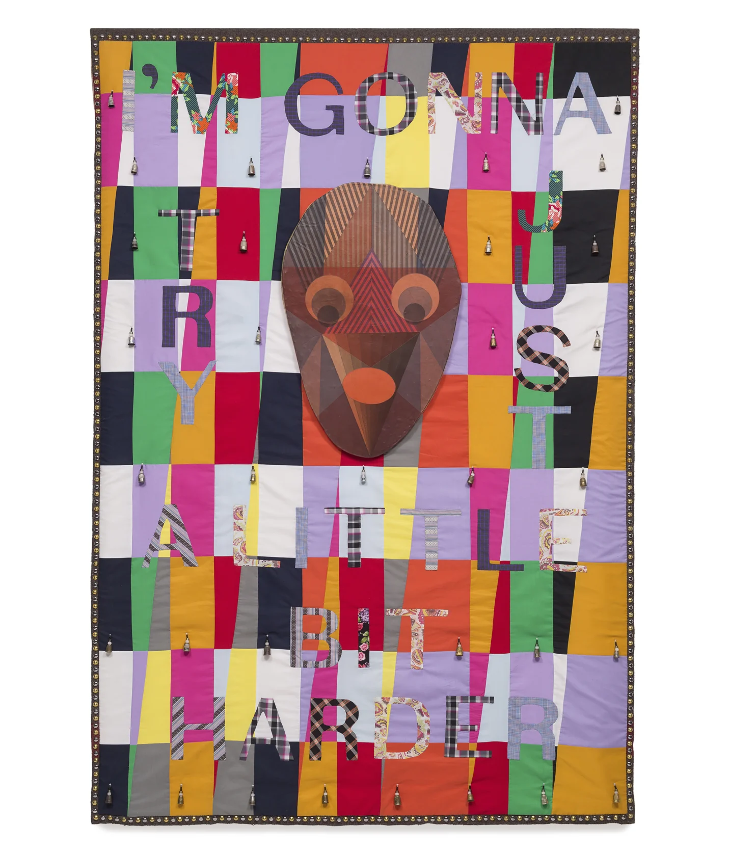 Jeffrey Gibson, I'M GONNA TRY JUST A LITTLE BIT HARDER, 2015