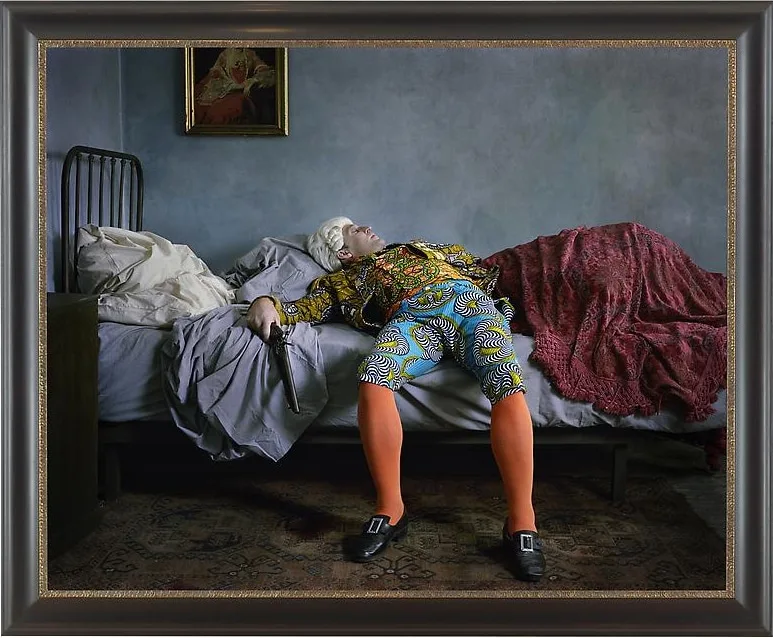 Yinka Shonibare, Fake Death Picture (The Suicide - Manet), 2011