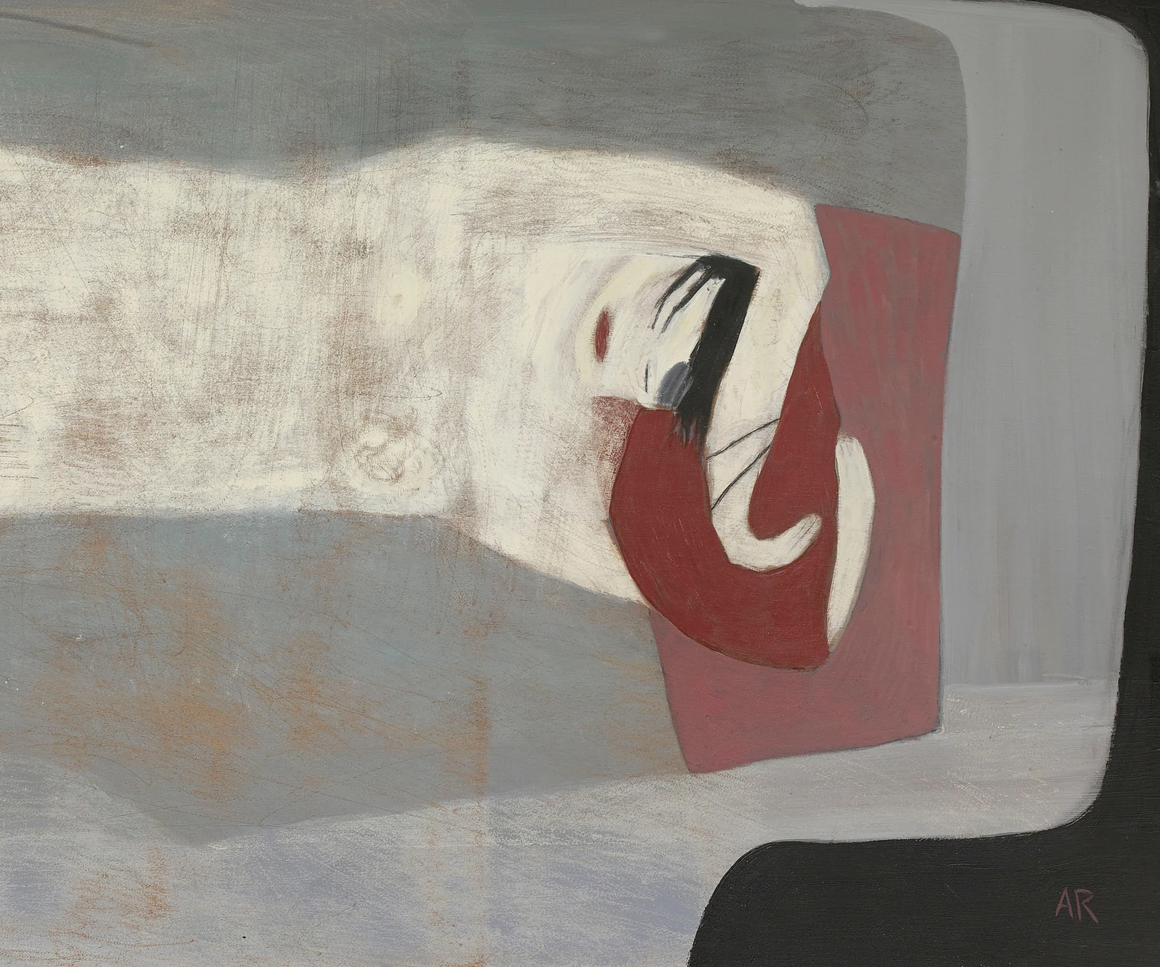 Anne Rothenstein Red Pillow 11, 2017-2018