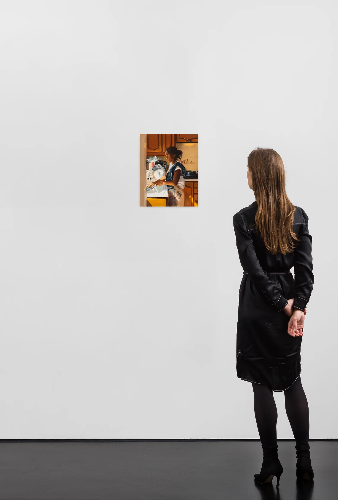 Caroline Walker, Lisa Washing Dishes, 2021