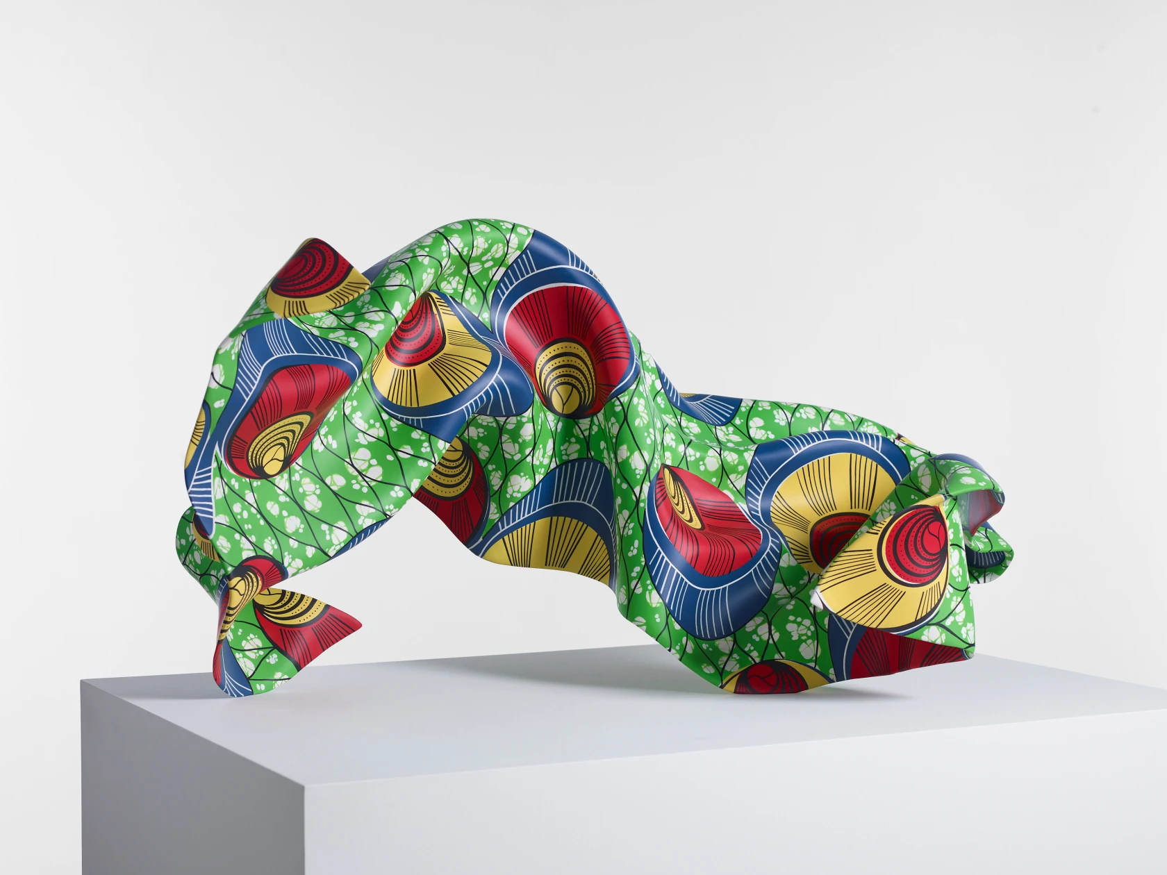 Yinka Shonibare Bronze (Green, Blue & Yellow), 2022