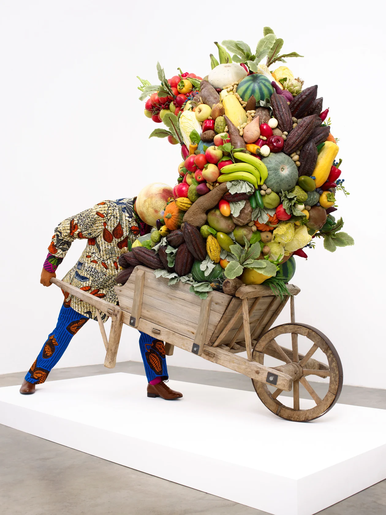 Yinka Shonibare Food Man, 2021