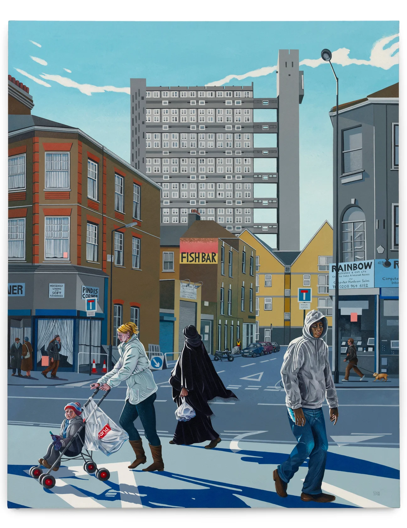 Caroline Coon, Early Morning, Harrow Road, 2008
