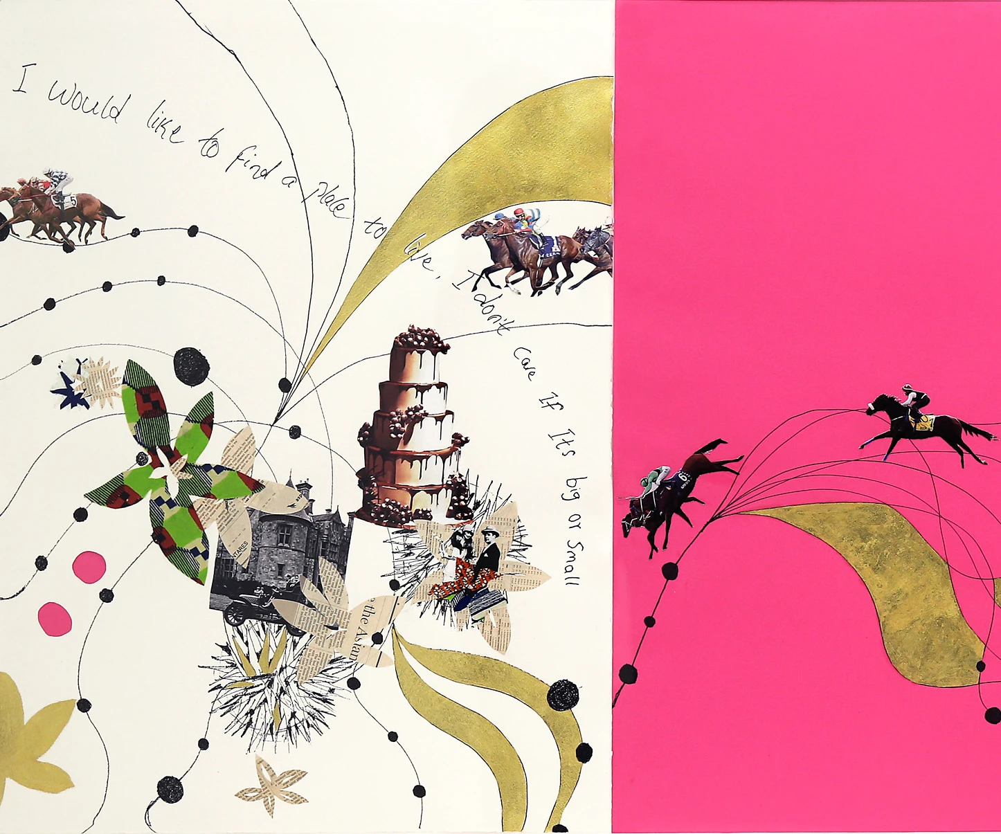 Yinka Shonibare, Dreaming Rich Drawing 2, Dreaming Rich Drawing 5, 2013