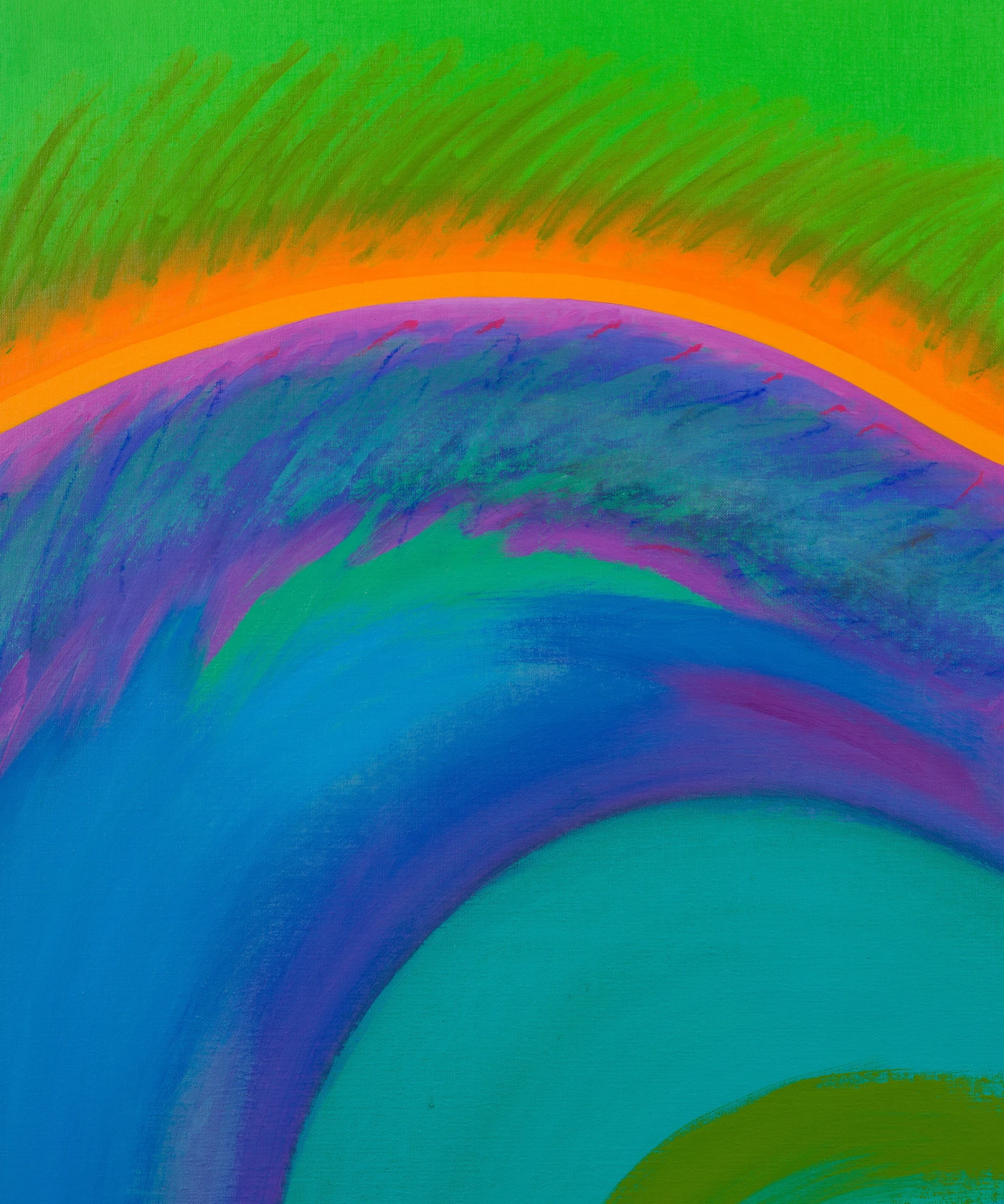 Ilona Keserü, Green-blue Approach, 2000