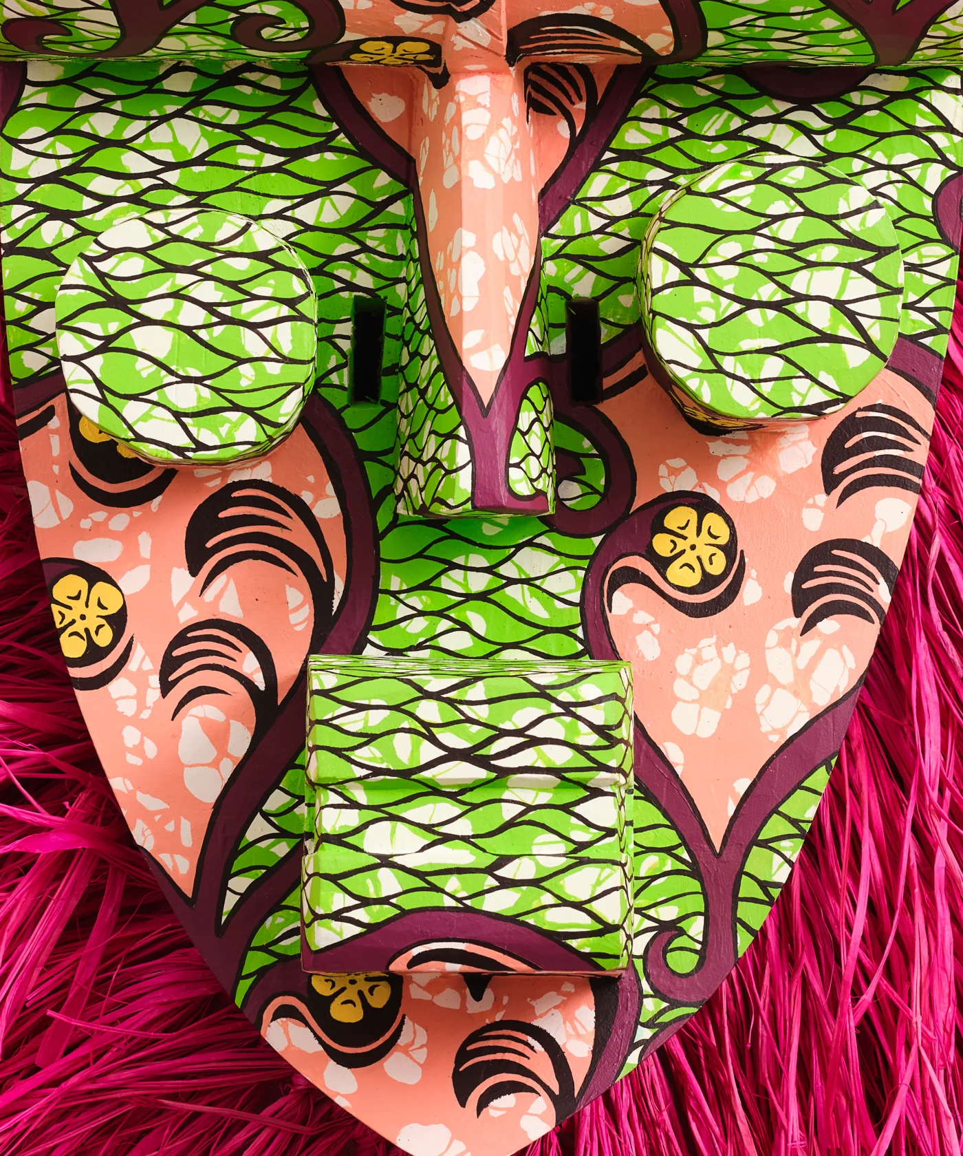 Yinka Shonibare, Hybrid Mask (Kru) II, 2022