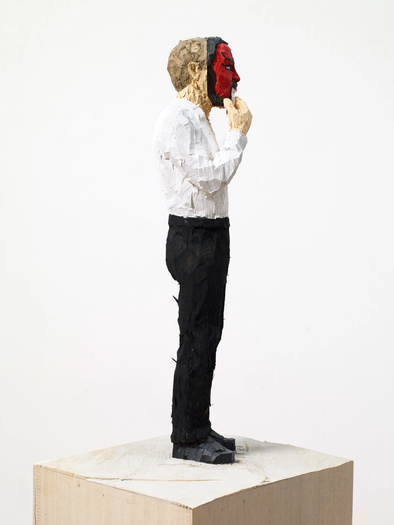 Stephan Balkenhol, Man with Mask, 2017
