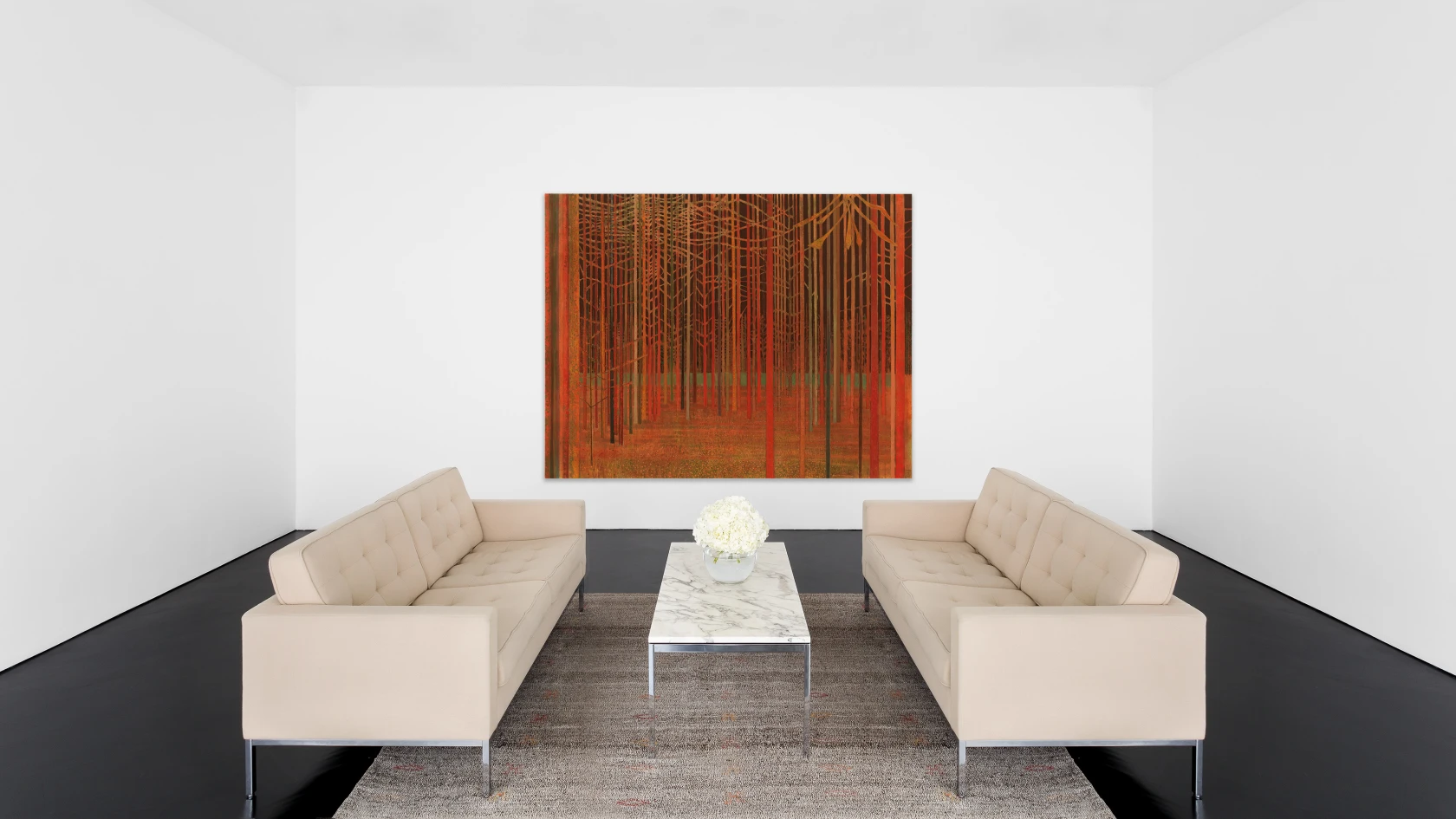 Sky Glabush Firelight in pine forest, 2024
