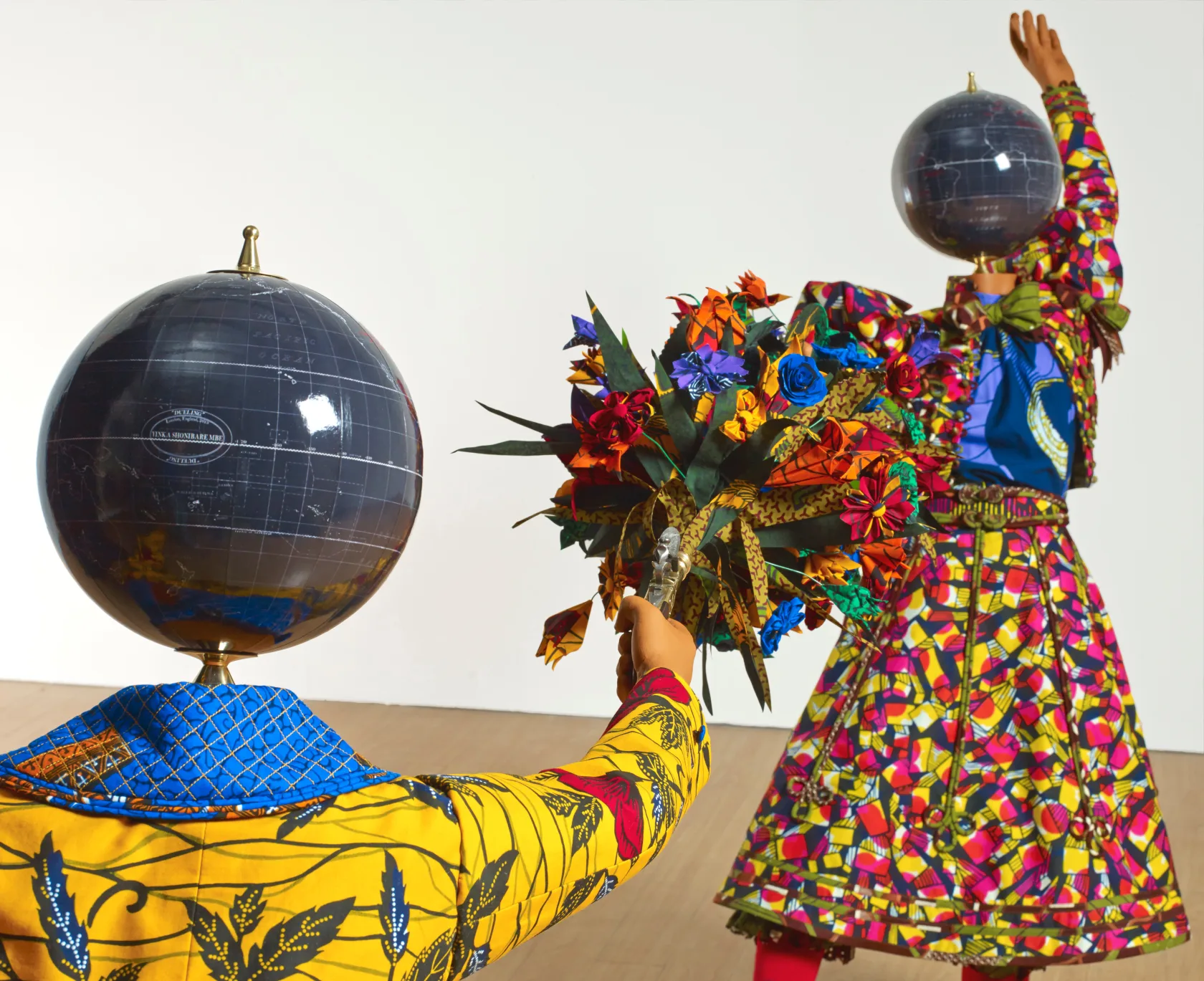 Yinka Shonibare, Flower Power Kids (Dueling), 2014