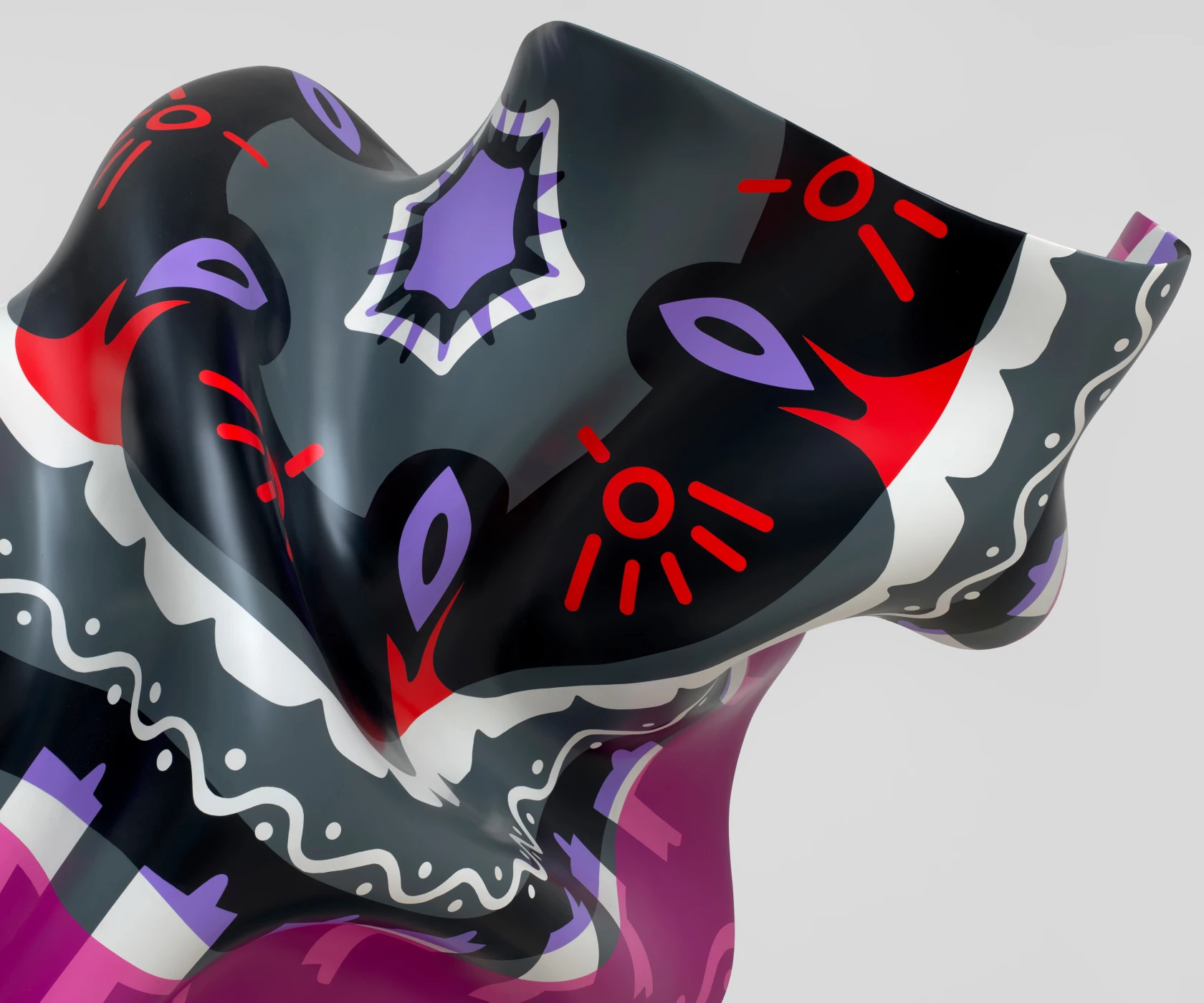 Yinka Shonibare, Wind Sculpture in Bronze (SG) I, 2023