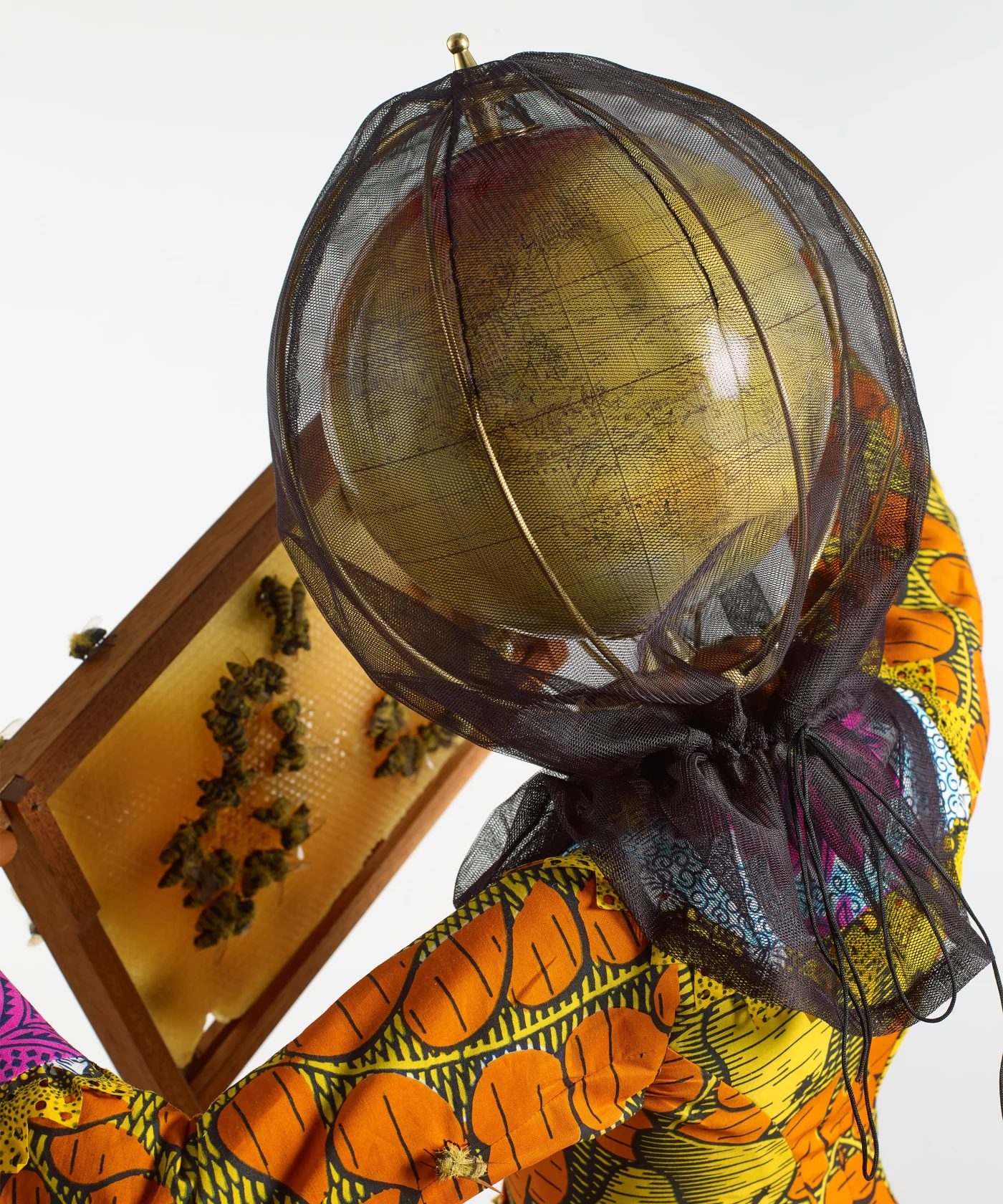 Yinka Shonibare, Beekeeper Girl II, 2022