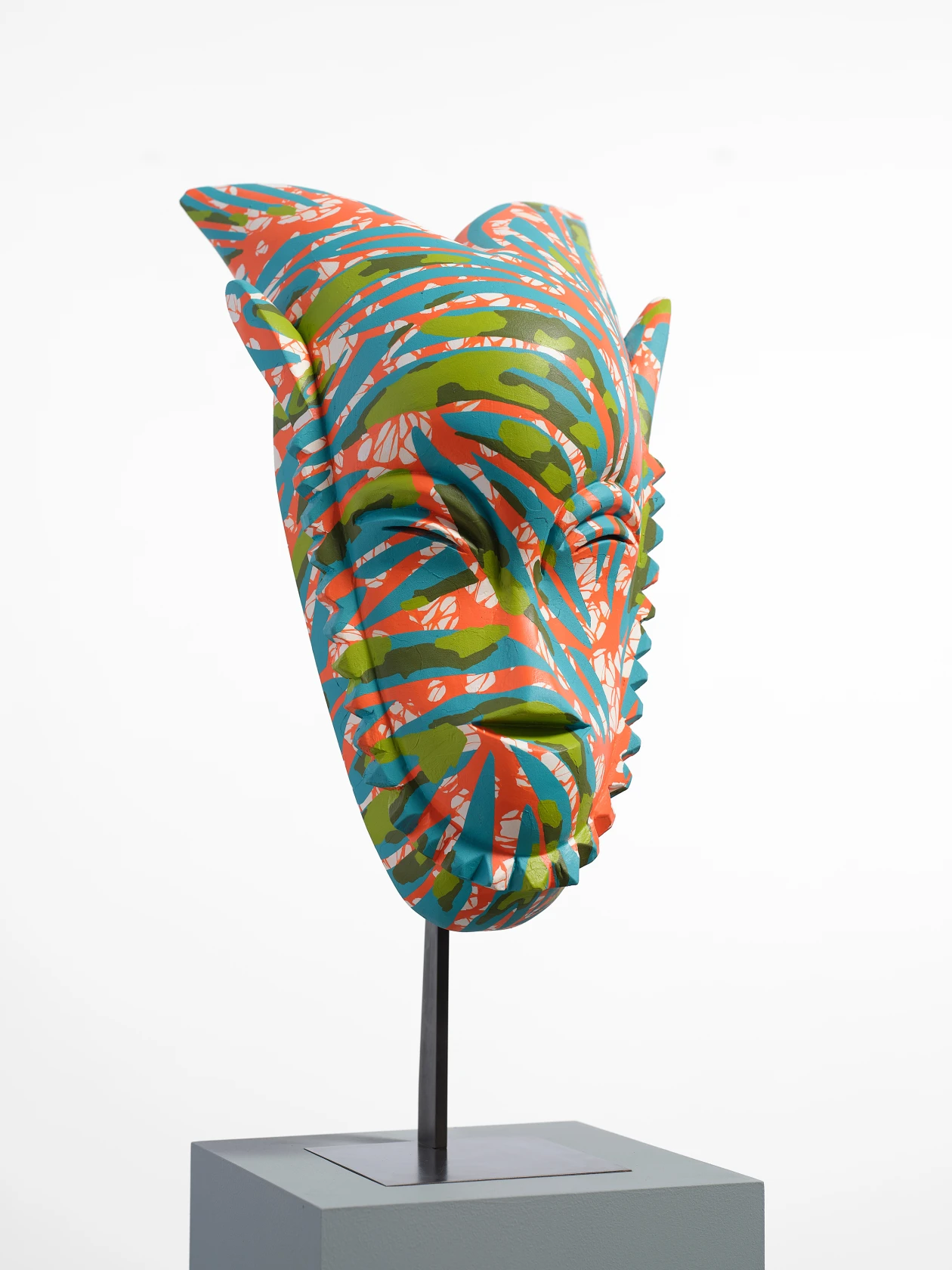 Yinka Shonibare, Hybrid Mask (Guro), 2023