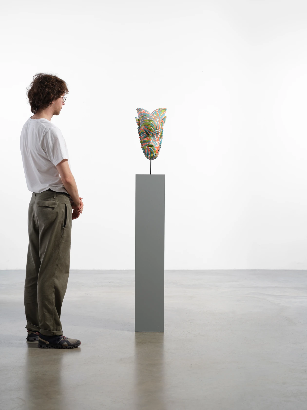 Yinka Shonibare, Hybrid Mask (Guro), 2023