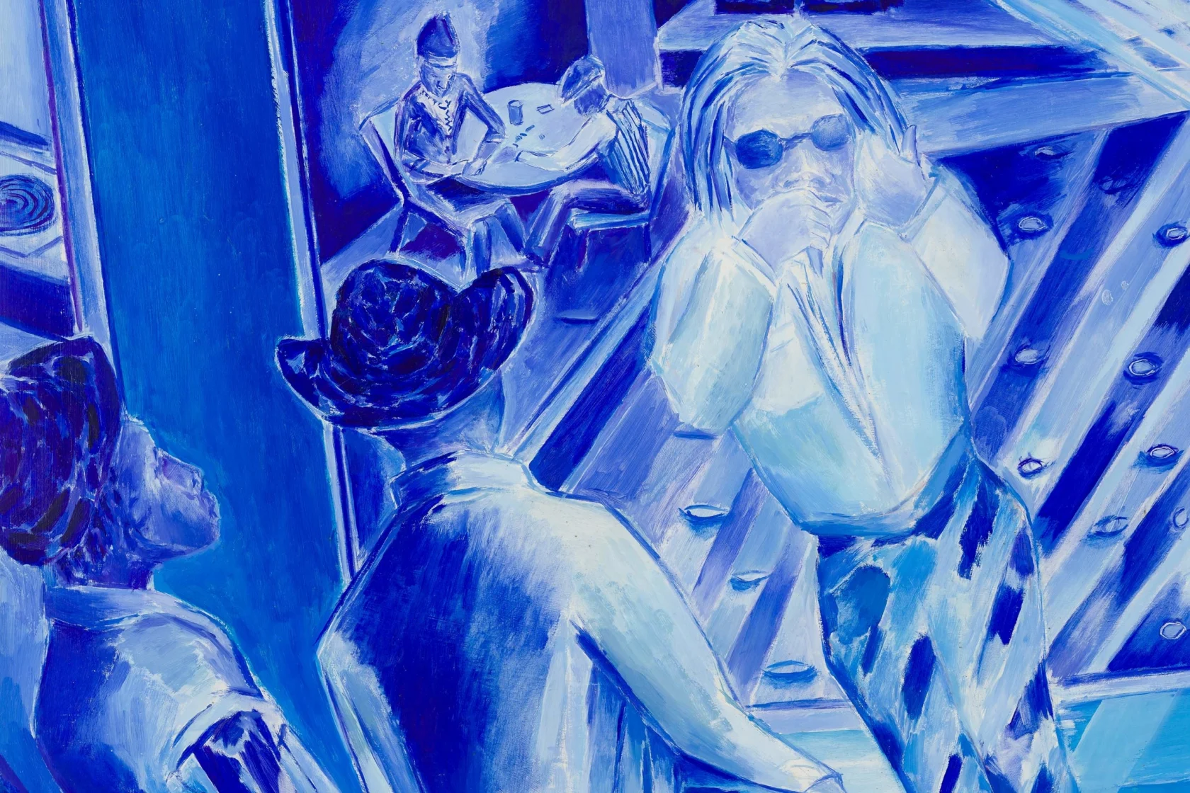 Denzil Forrester Spice, c. 1997 Oil on board, 93.3 x 123.6cm (37 3/4 x 48 3/4in)