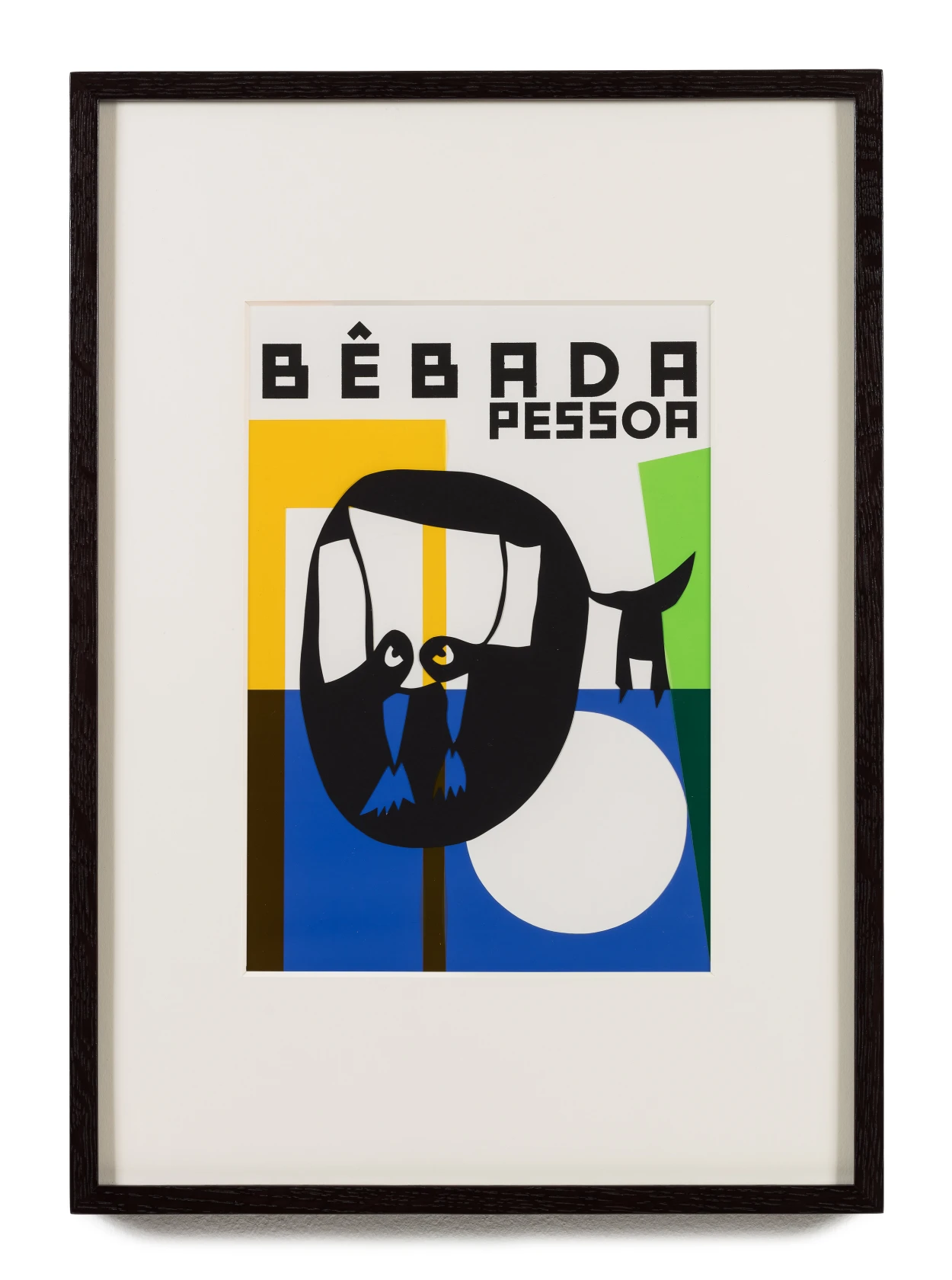 Rivane Neuenschwander, O nome do medo (recorte): Pessoa bêbada / The Name of Fear (cut-out): Drunk Person, 2017
