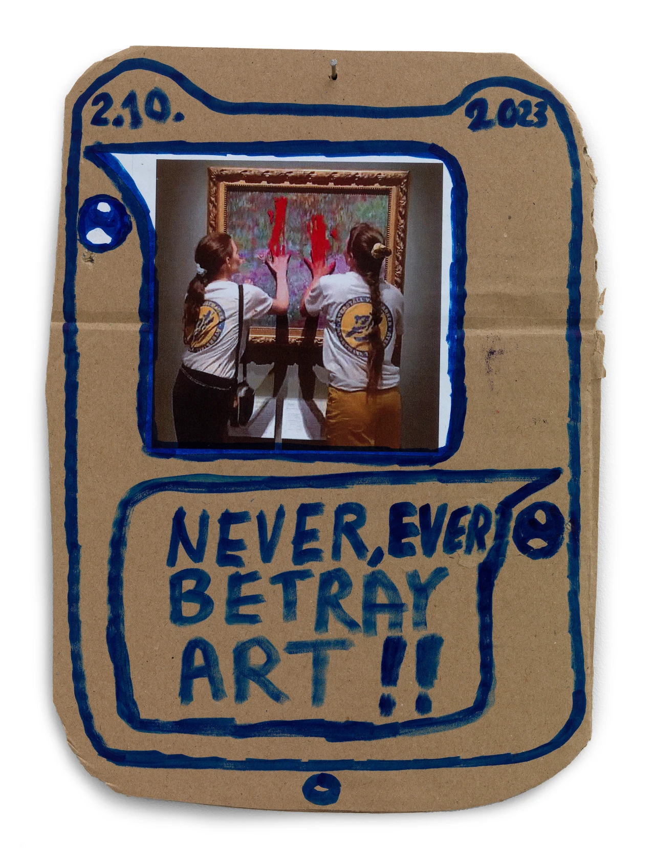 Thomas Hirschhorn, POST (2), 2023