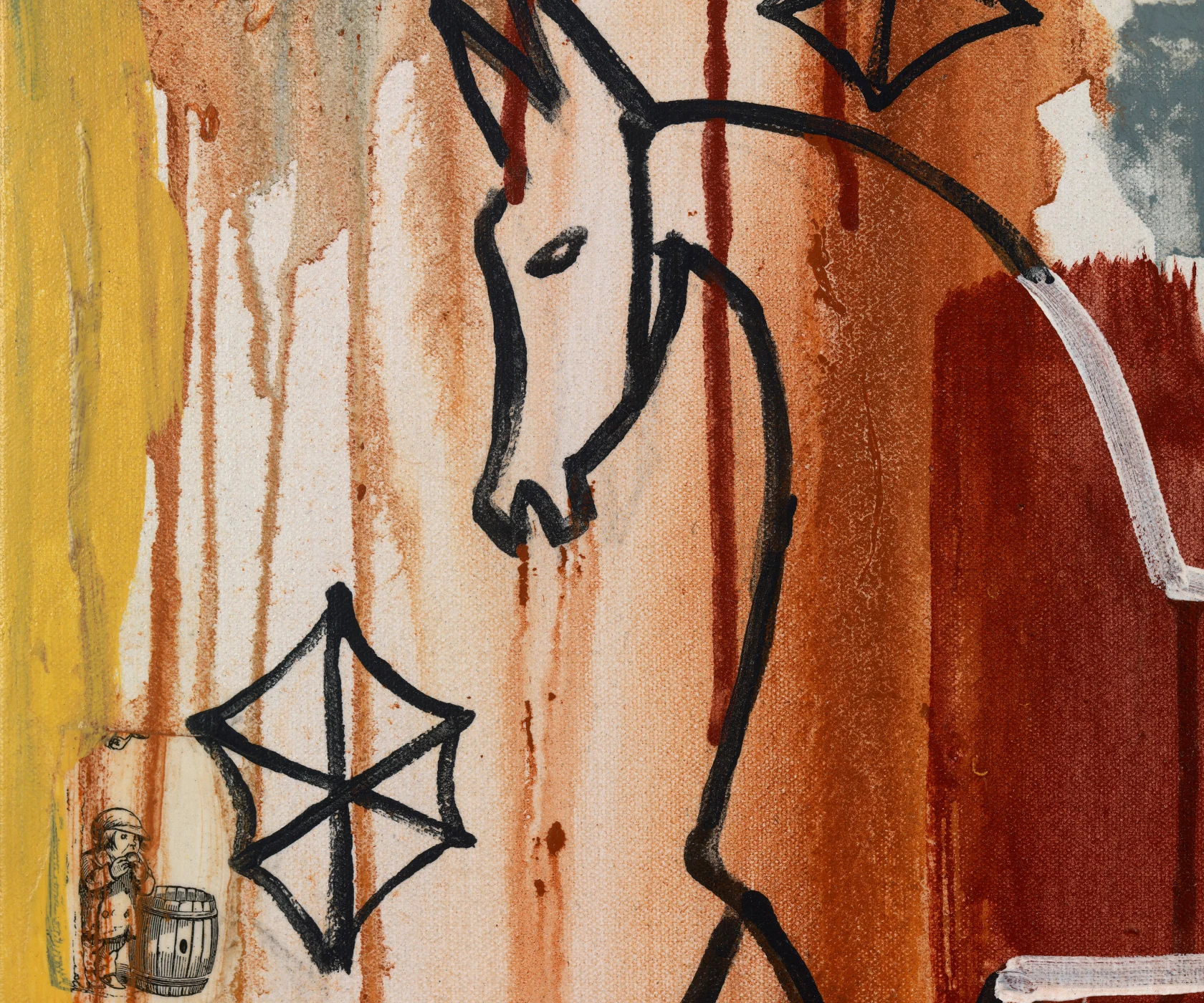 Jaune Quick-to-See Smith, Dixon Ledger Pony, 2015