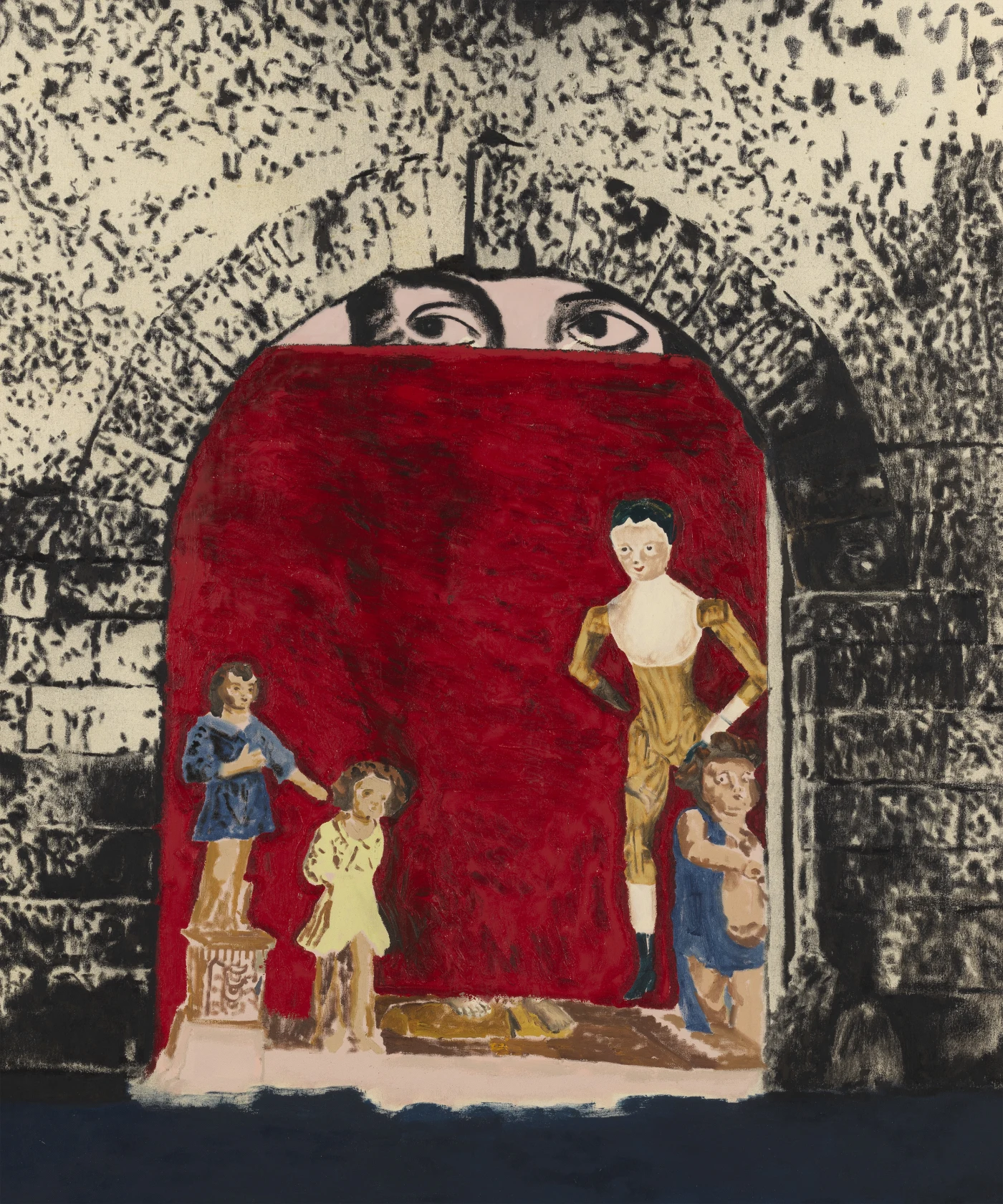Mamma Andersson, Marionetternas afton / The Eve of the Marionettes, 2021