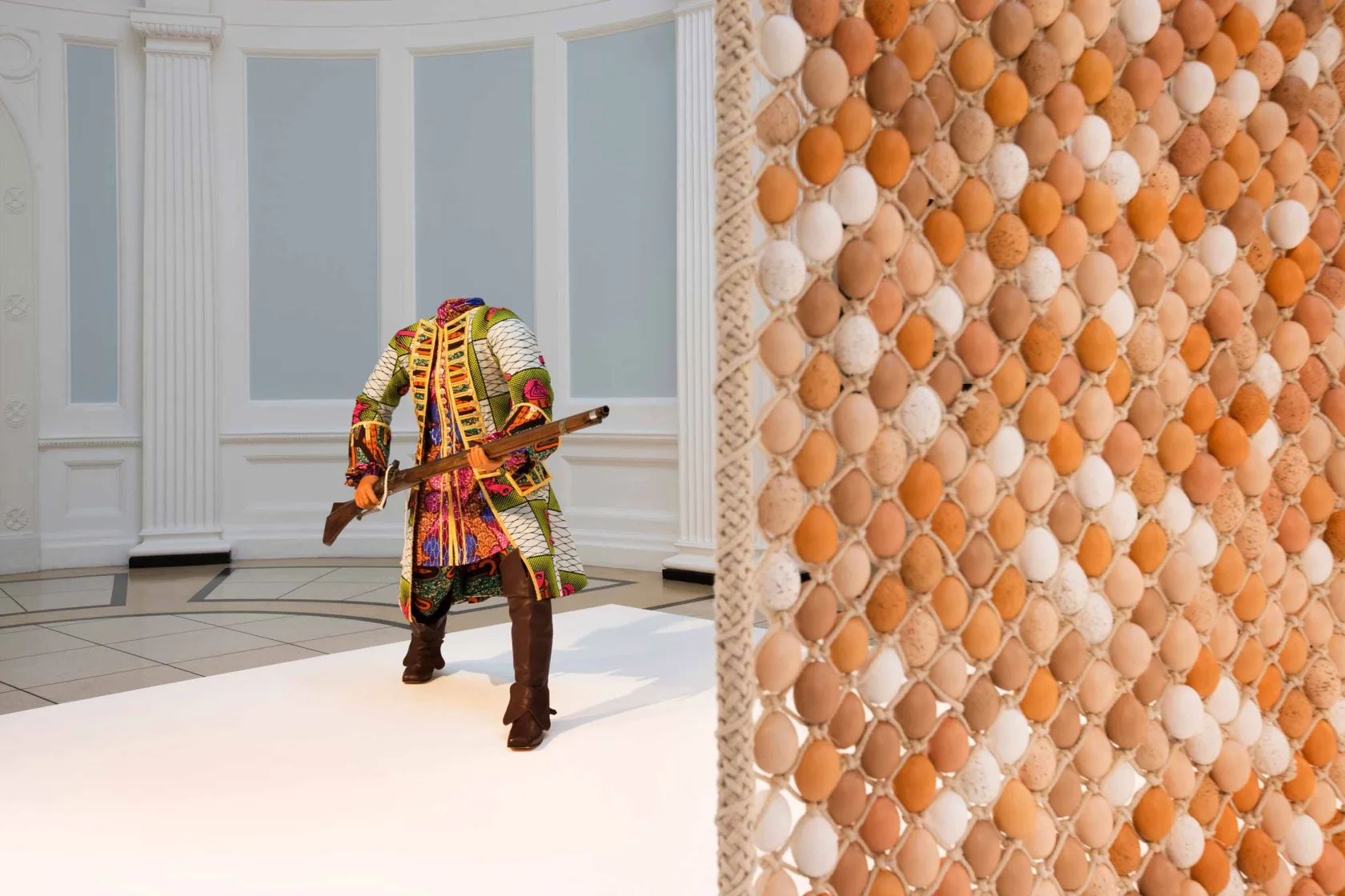 Yinka Shonibare Egg Fight, 2009