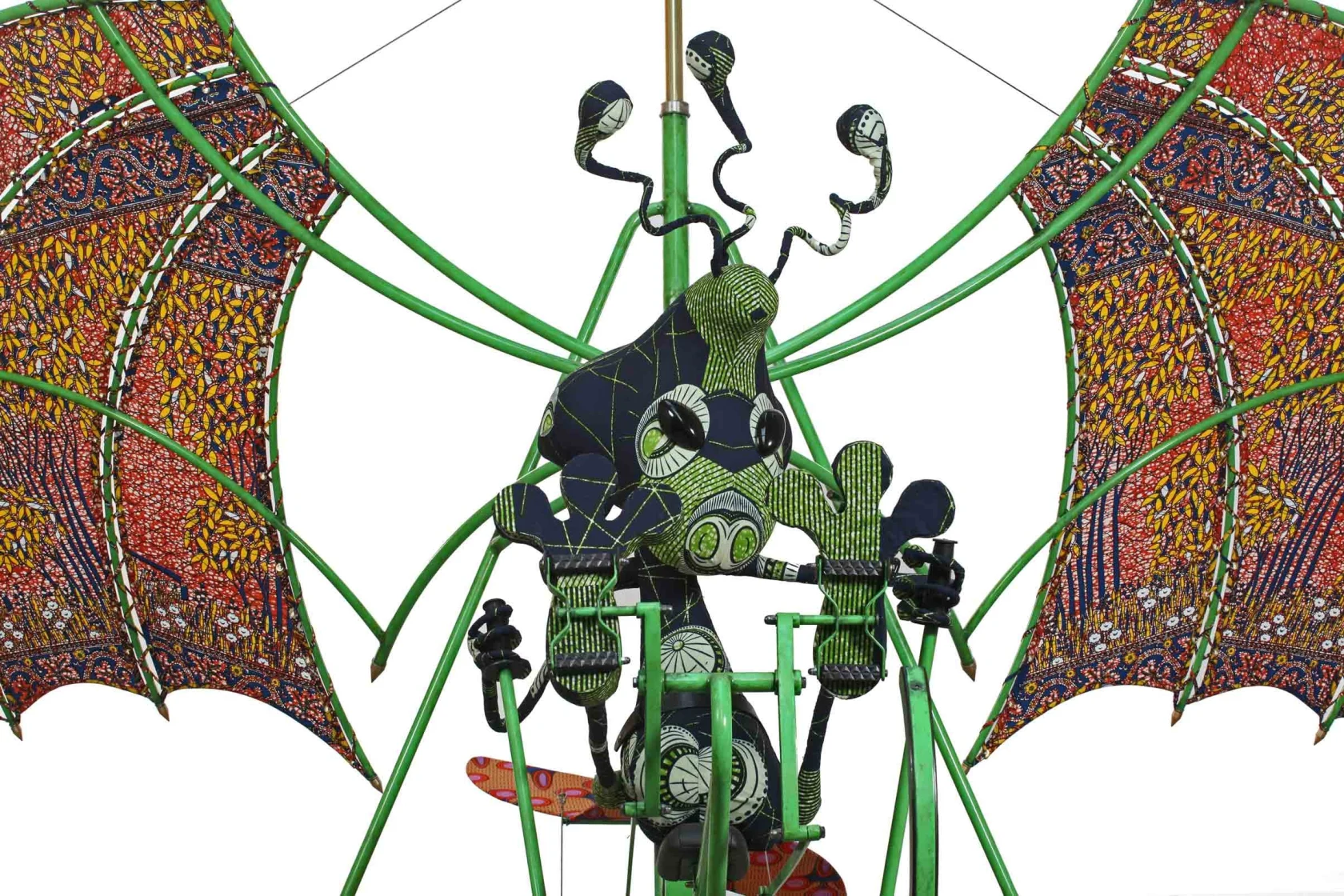 Yinka Shonibare Alien man on flying machine, 2011