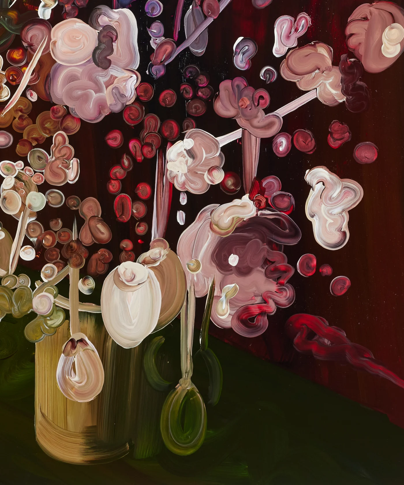Clare Woods, Mingling, 2024