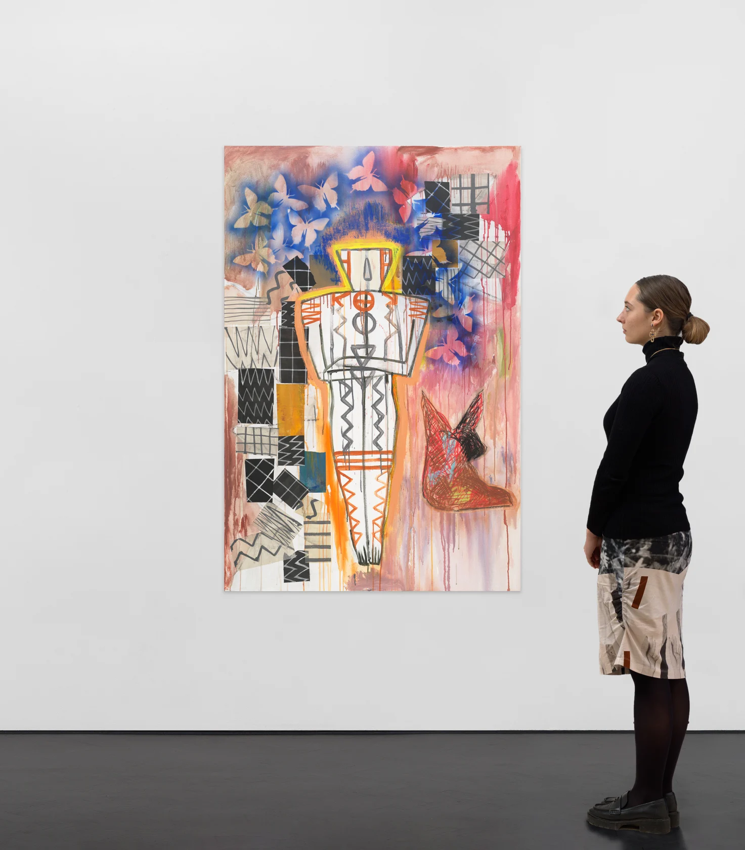 Jaune Quick-to-See Smith Tierra Madre: Debra Haaland, 2024-2025