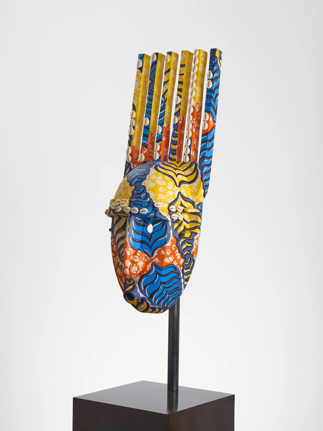 Yinka Shonibare, Hybrid Mask (Ntomo), 2020 - 2021