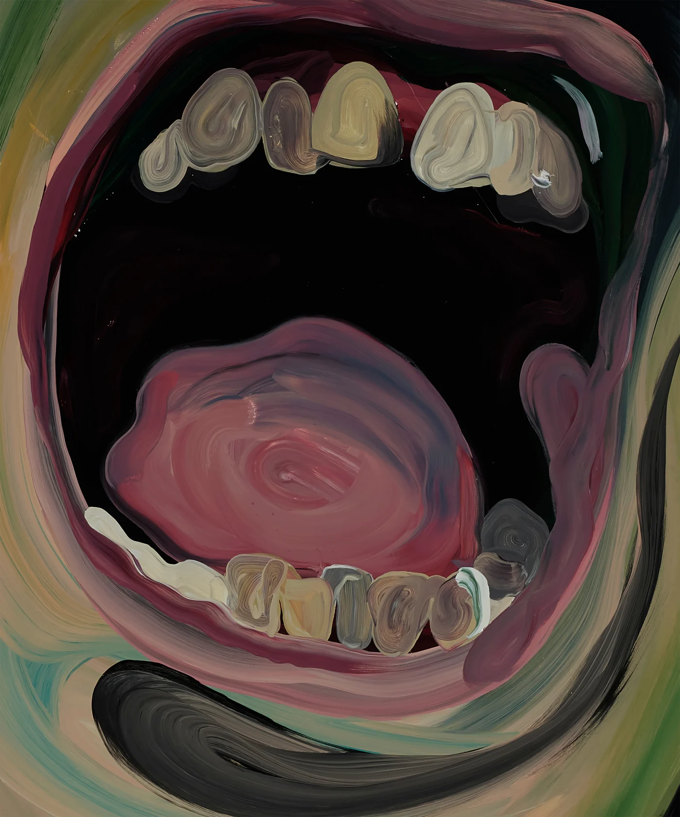 Clare Woods, The English Smile, 2021