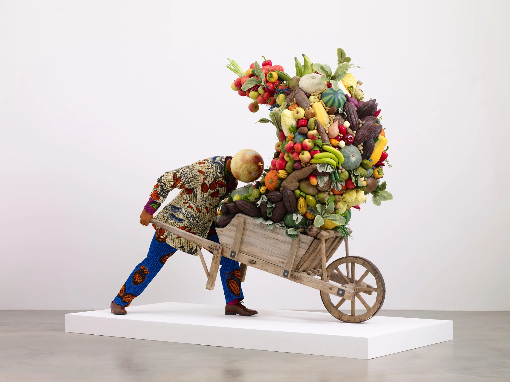 Yinka Shonibare Food Man, 2021