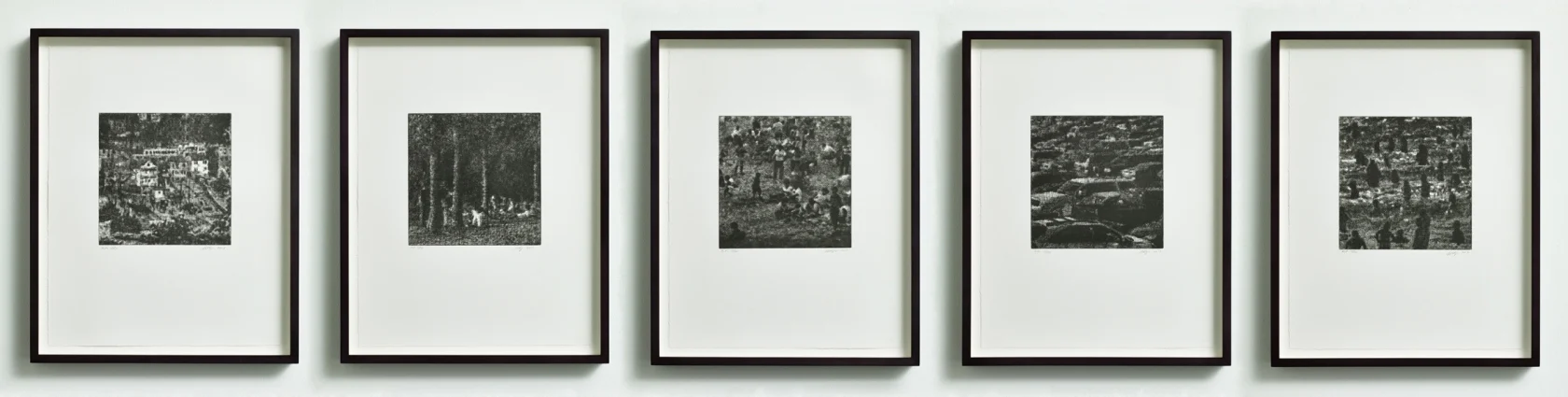 Wayne Gonzales, Crowd, 2014