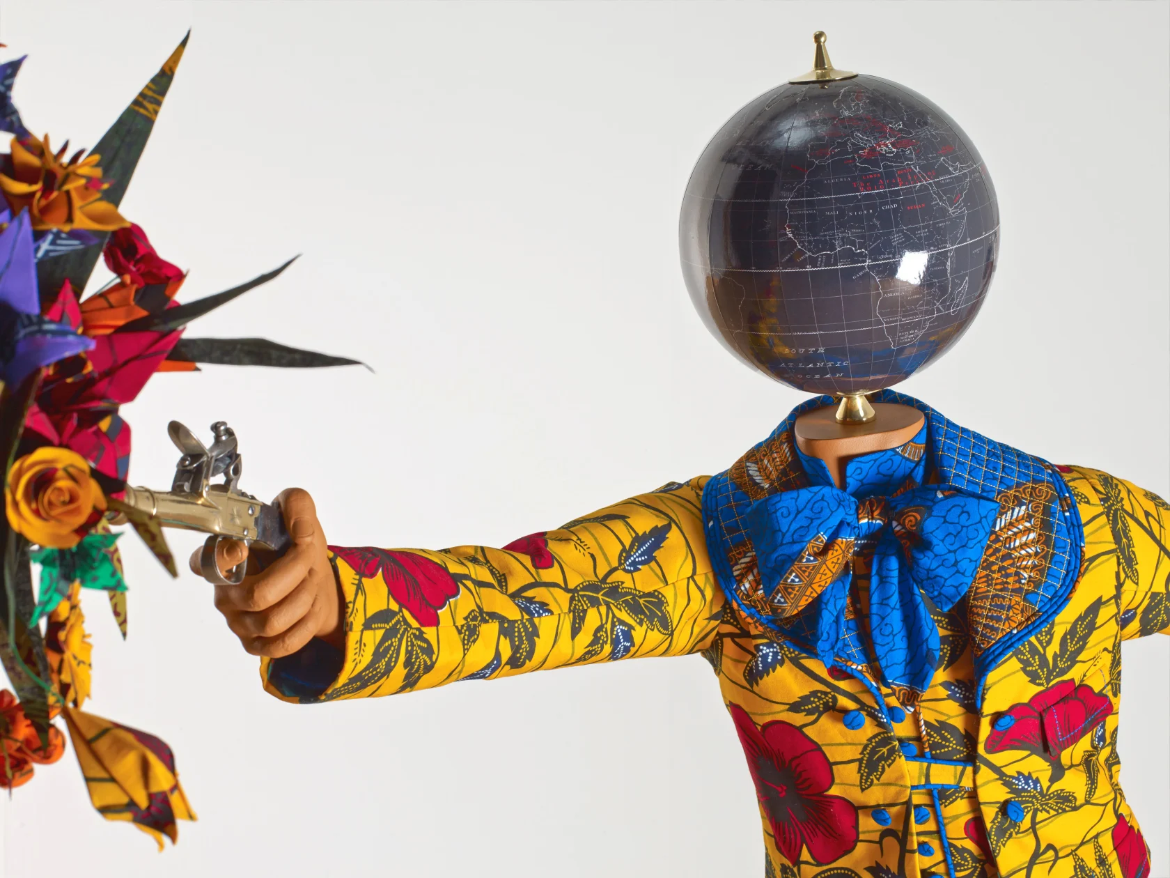 Yinka Shonibare, Flower Power Kids (Dueling), 2014