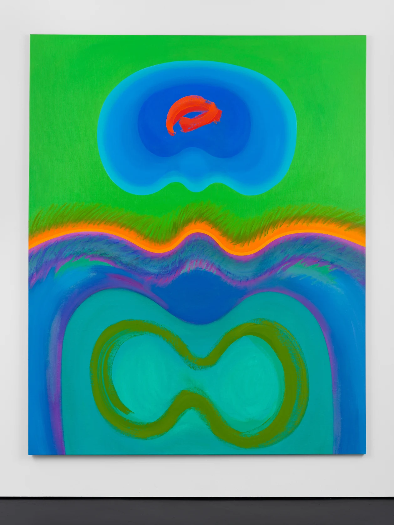 Ilona Keserü, Green-blue Approach, 2000