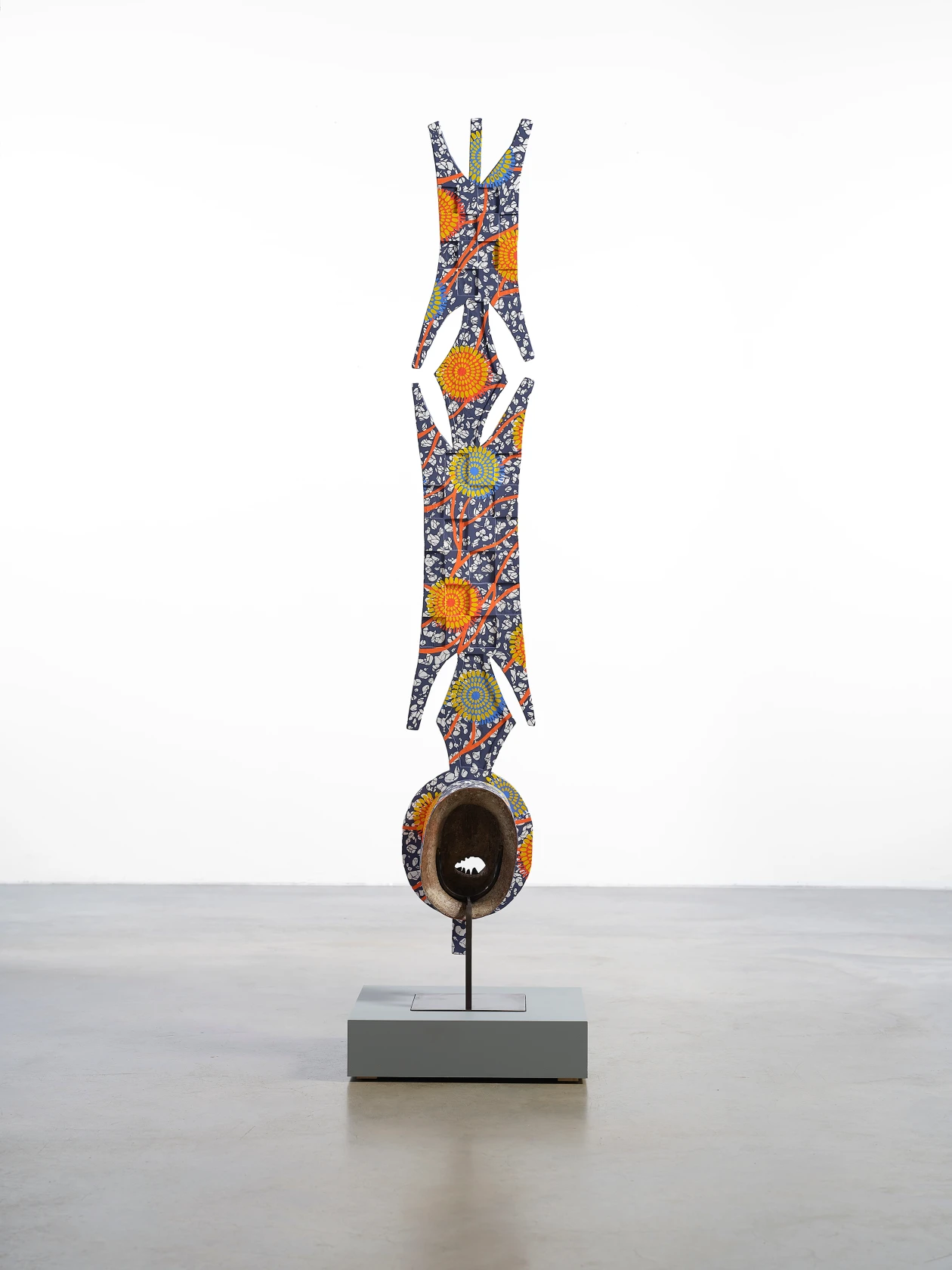 Yinka Shonibare, Hybrid Mask (Nwantantay), 2023