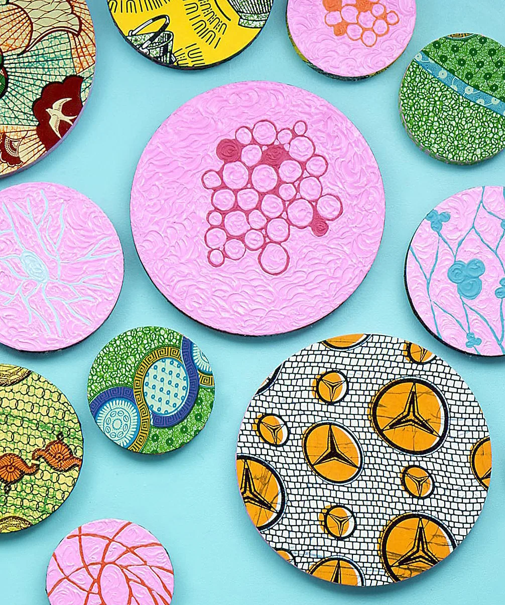 Yinka Shonibare Web Painting, 2003