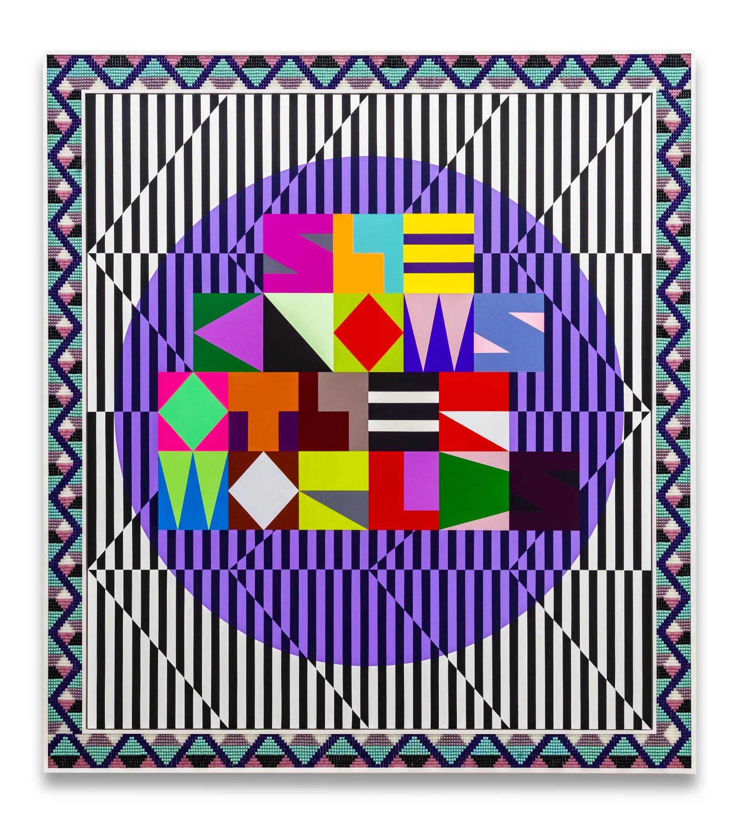 Jeffrey Gibson, SHE KNOWS OTHER WORLDS, 2019