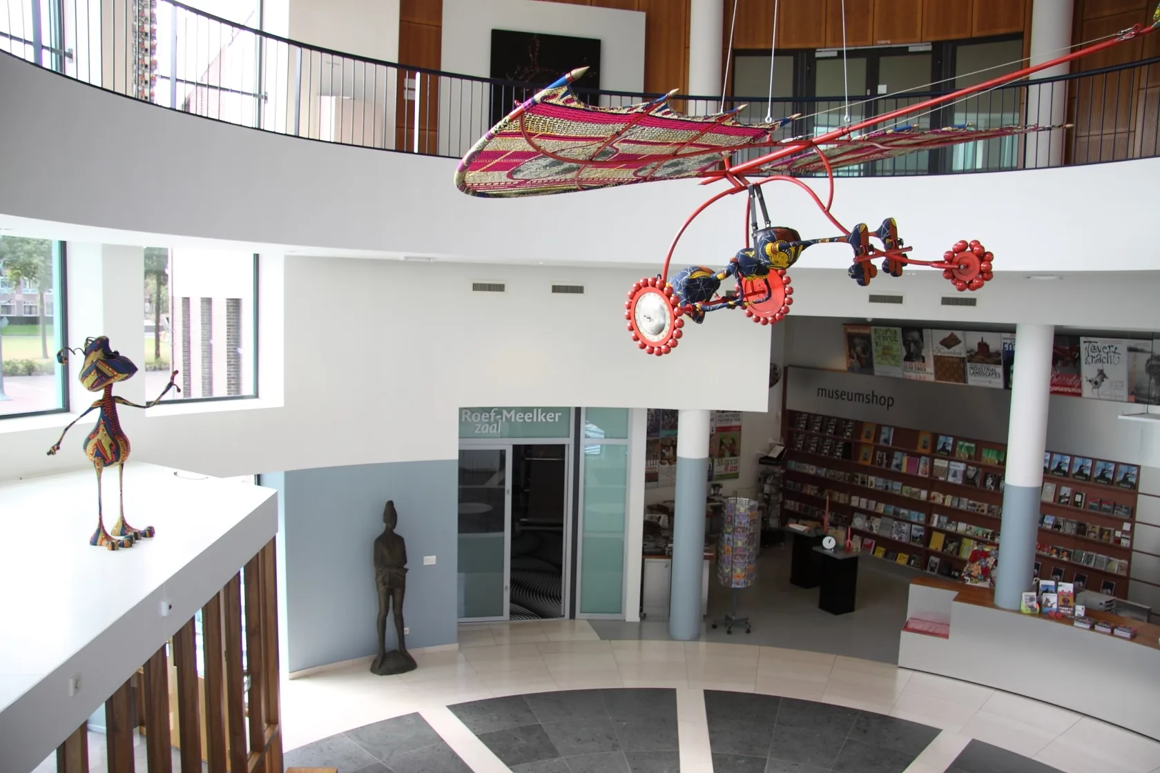 Yinka Shonibare, Alien woman on flying machine, 2011