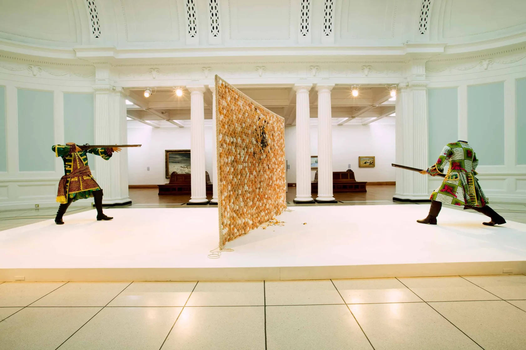Yinka Shonibare Egg Fight, 2009