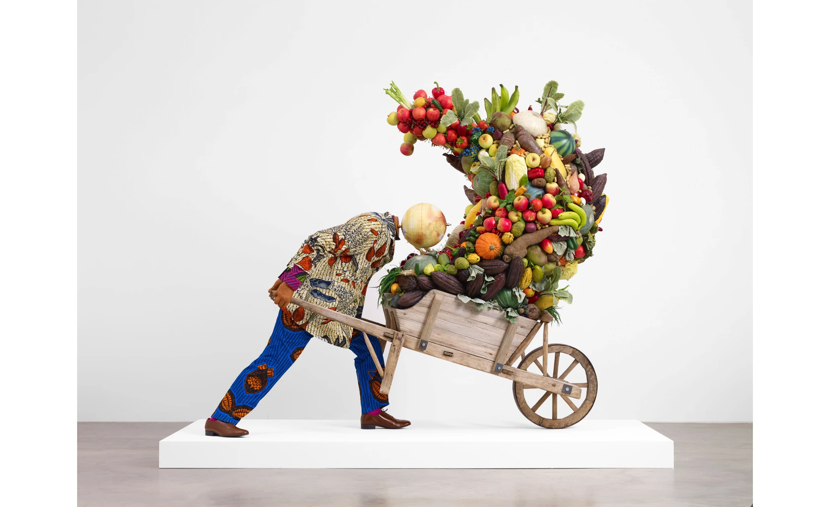 Yinka Shonibare Food Man, 2021