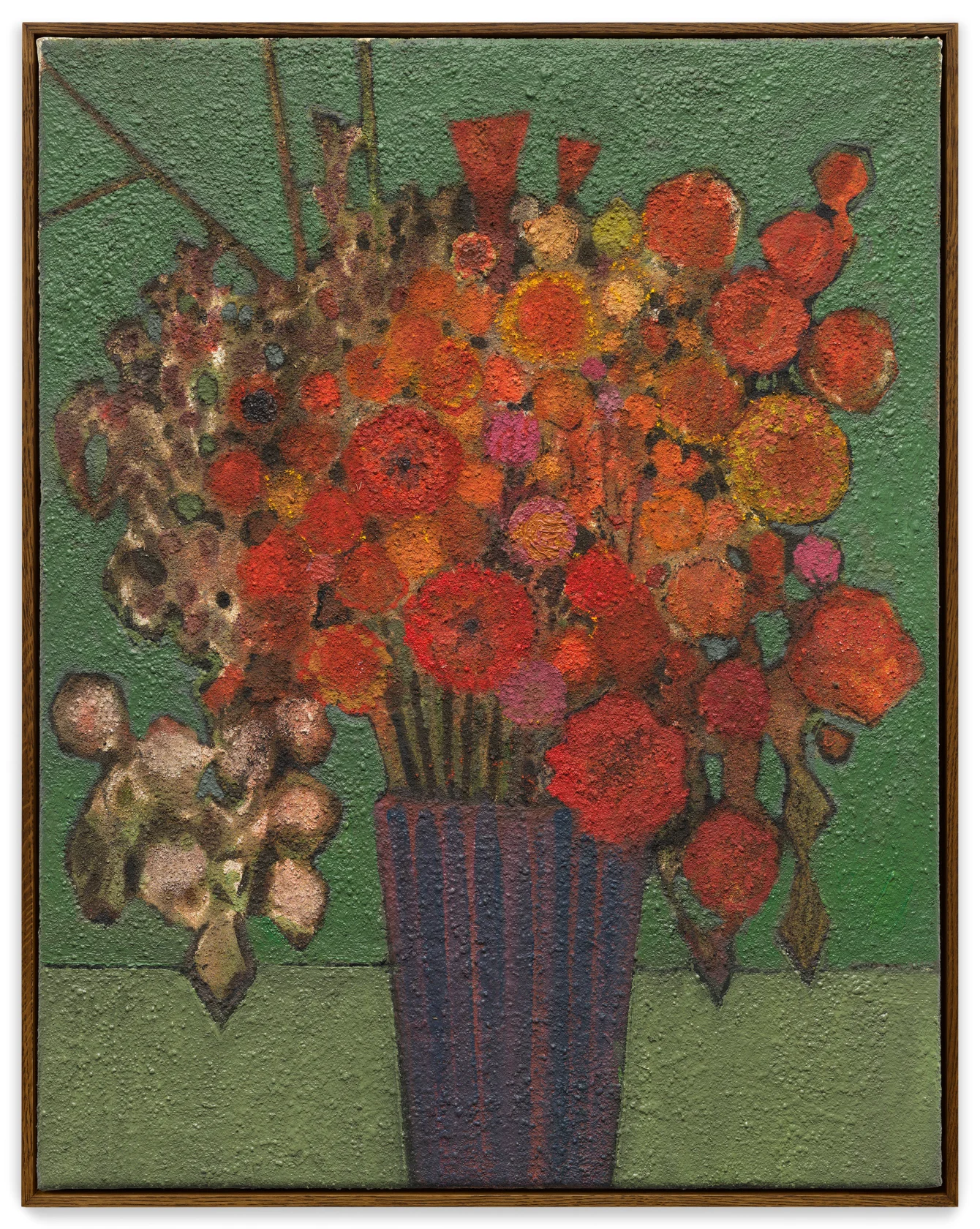 Sky Glabush Scarlet peonies, 2025