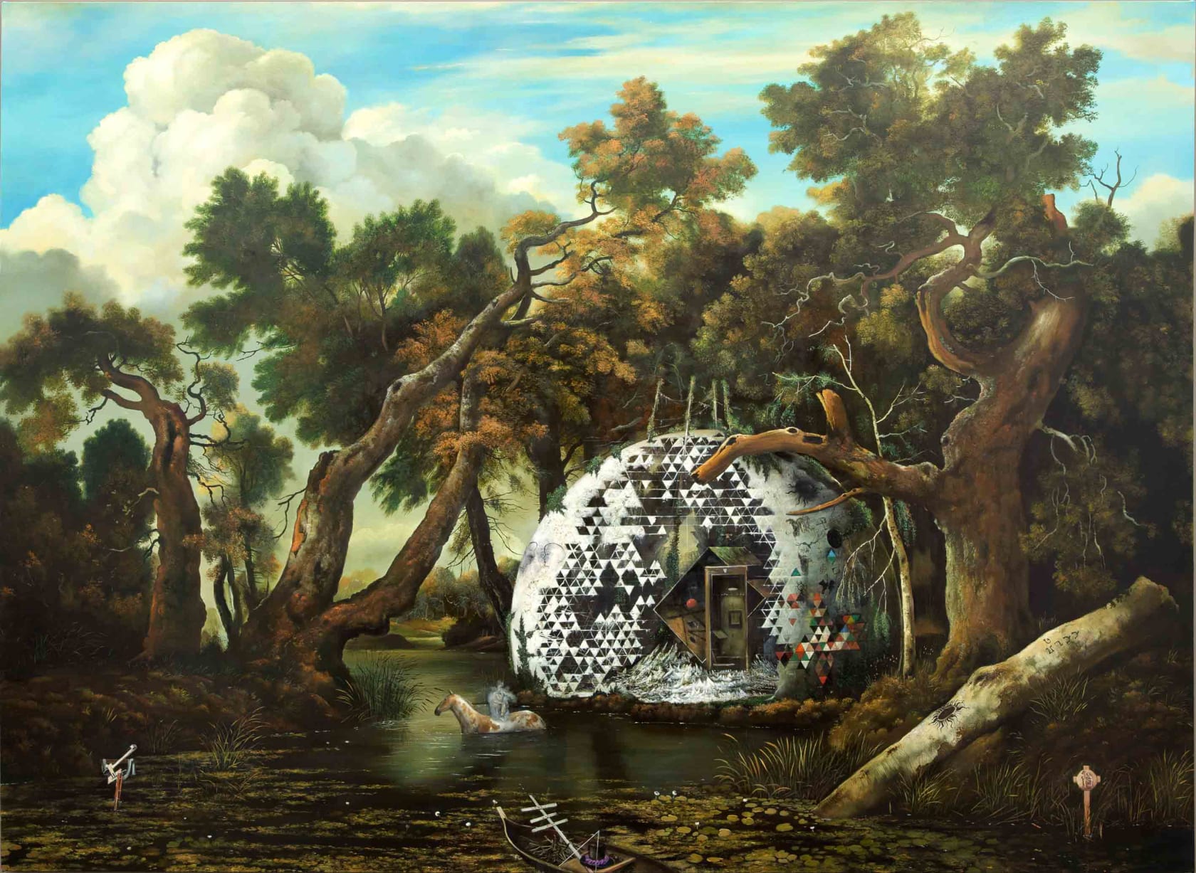 Ged Quinn, On Behalf of the Pharmakon, 2012