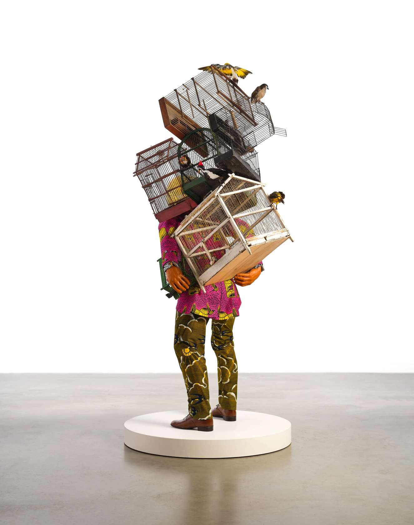Yinka Shonibare Birdcage Man, 2023