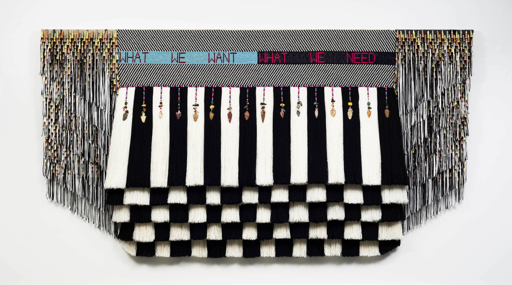 Jeffrey Gibson WHAT WE WANT WHAT WE NEED, 2014