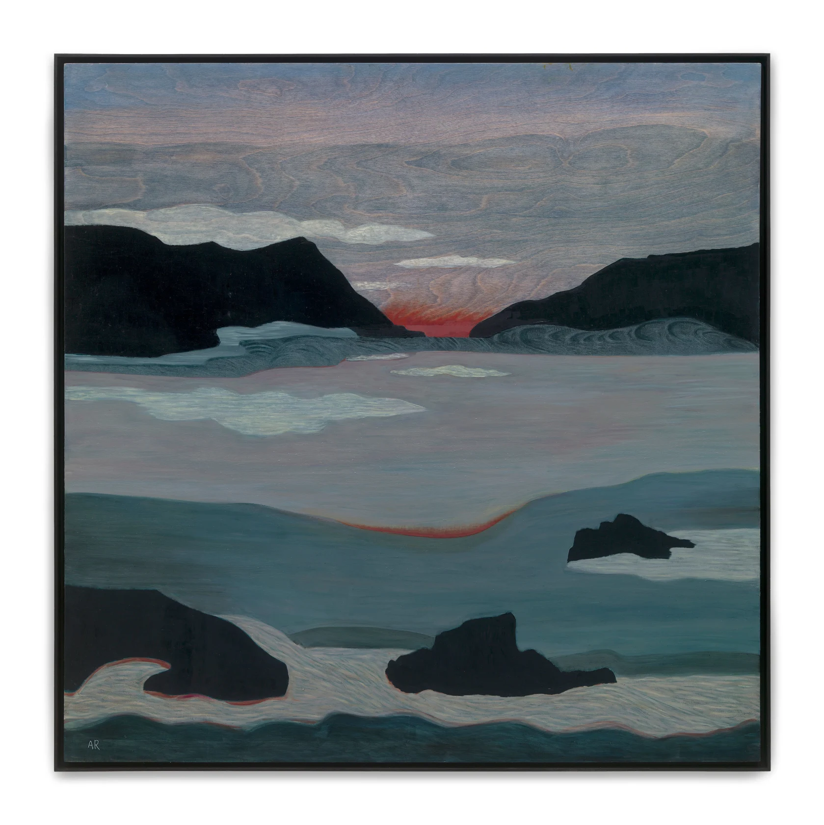 Anne Rothenstein Black Rocks and Clouds, 2024