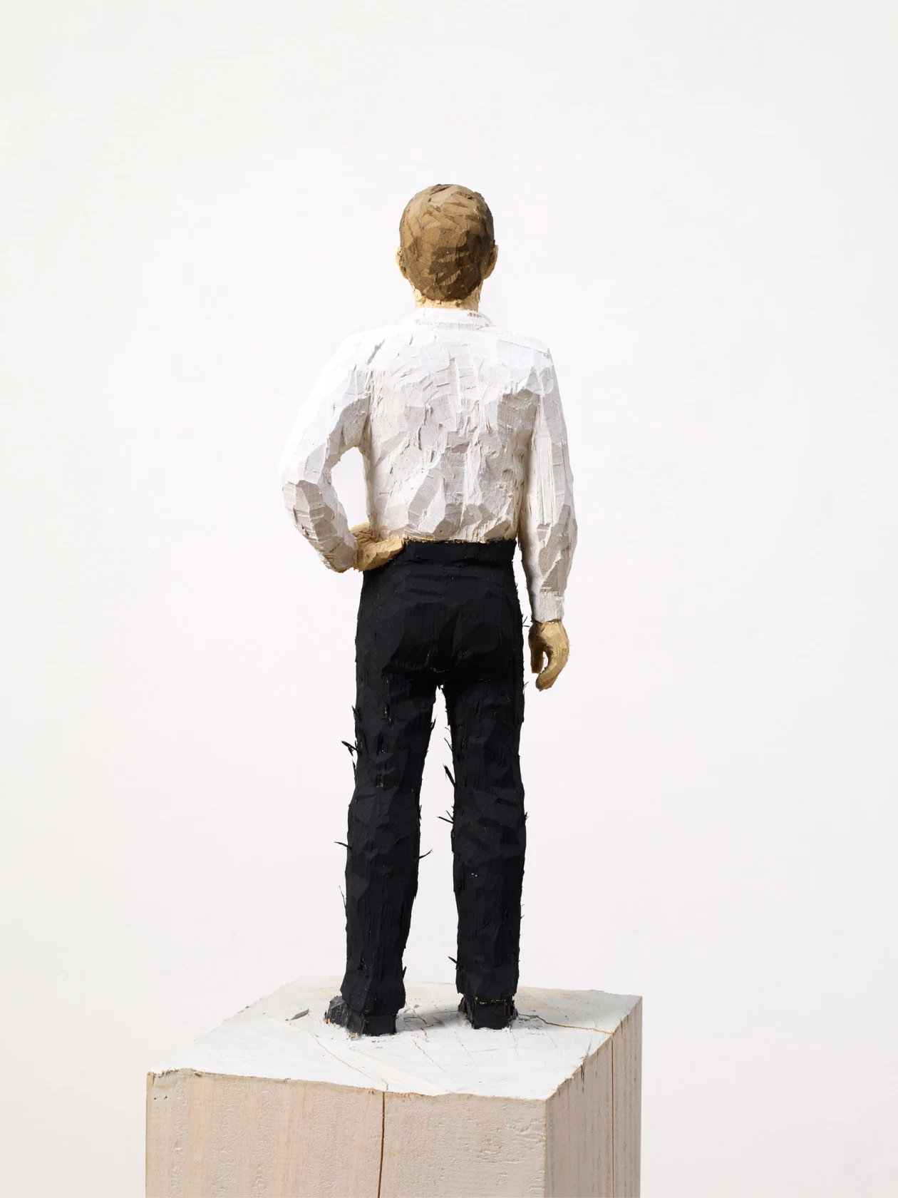 Stephan Balkenhol, Man in Black Trousers, 2017