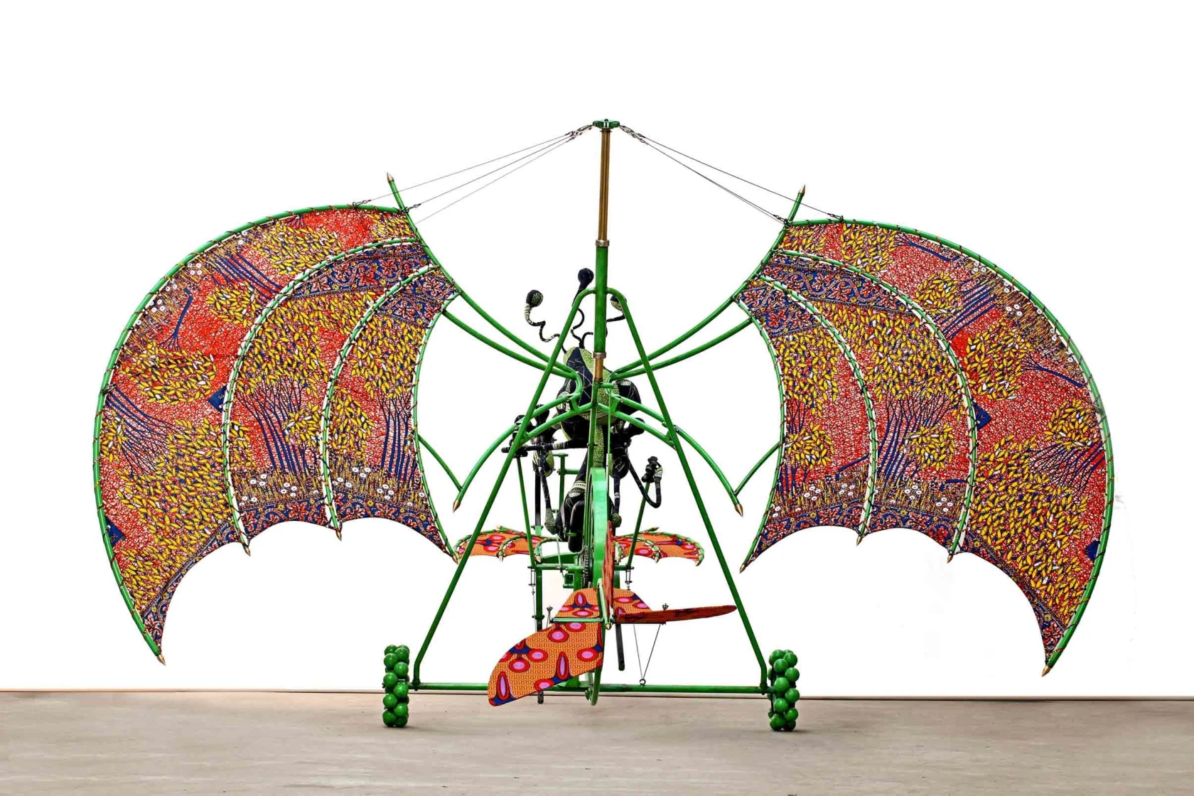 Yinka Shonibare Alien man on flying machine, 2011